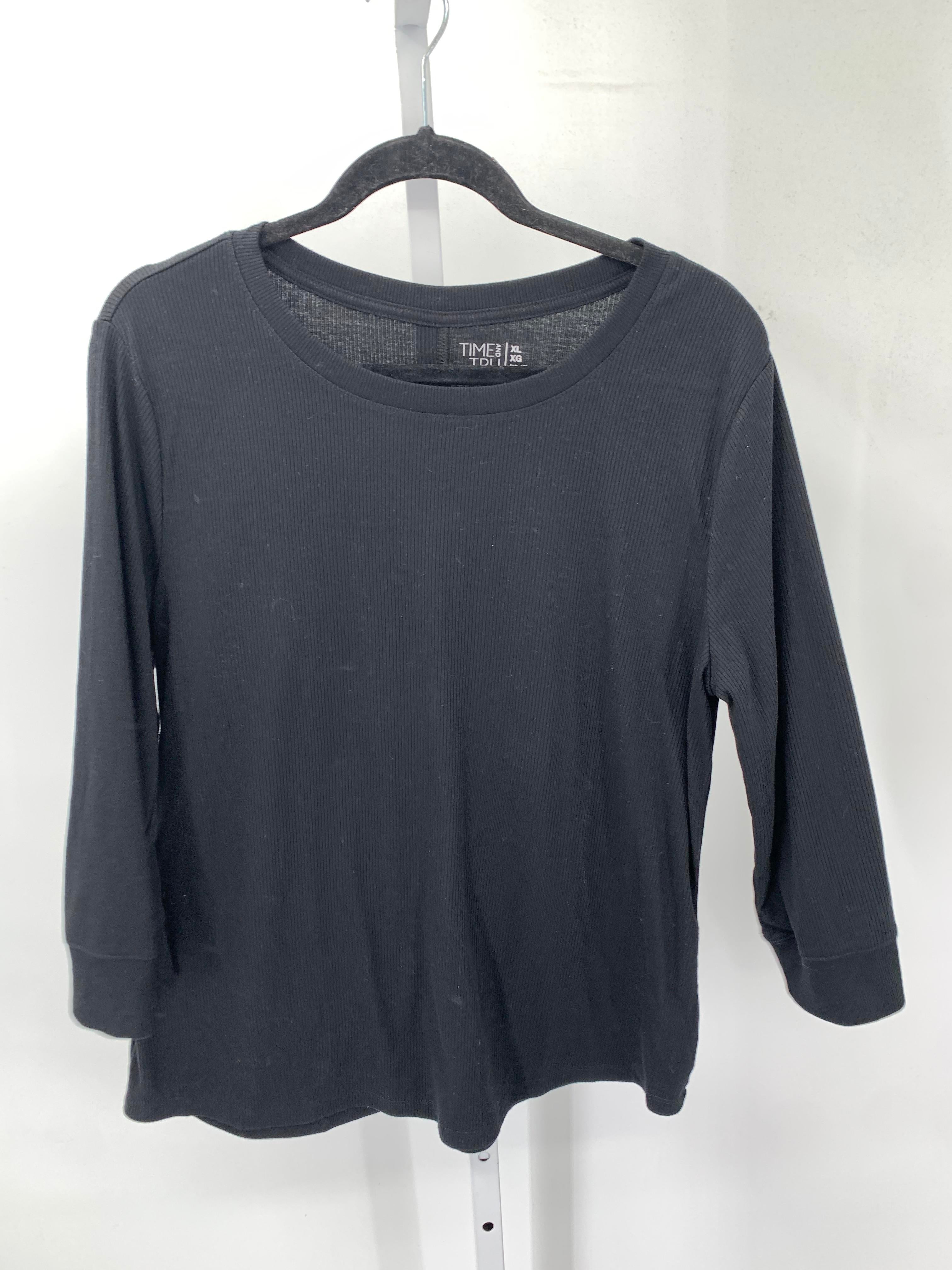 Time and Tru Size Extra Large Misses 3/4 Sleeve Shirt
