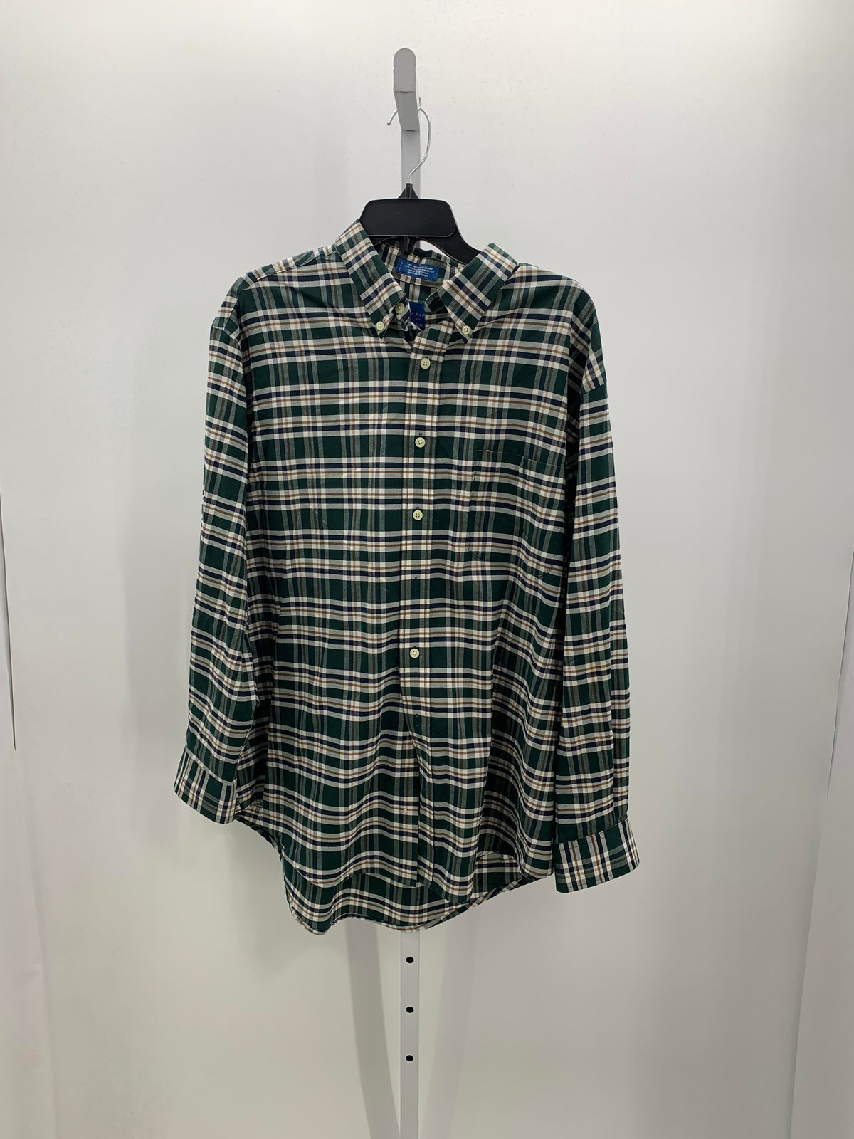 PLAID BTN DOWN