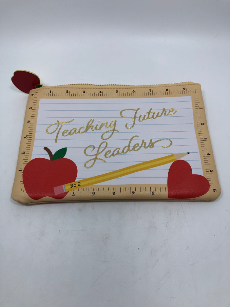 TEACHING FUTURE LEADERS PENCIL POUCH.