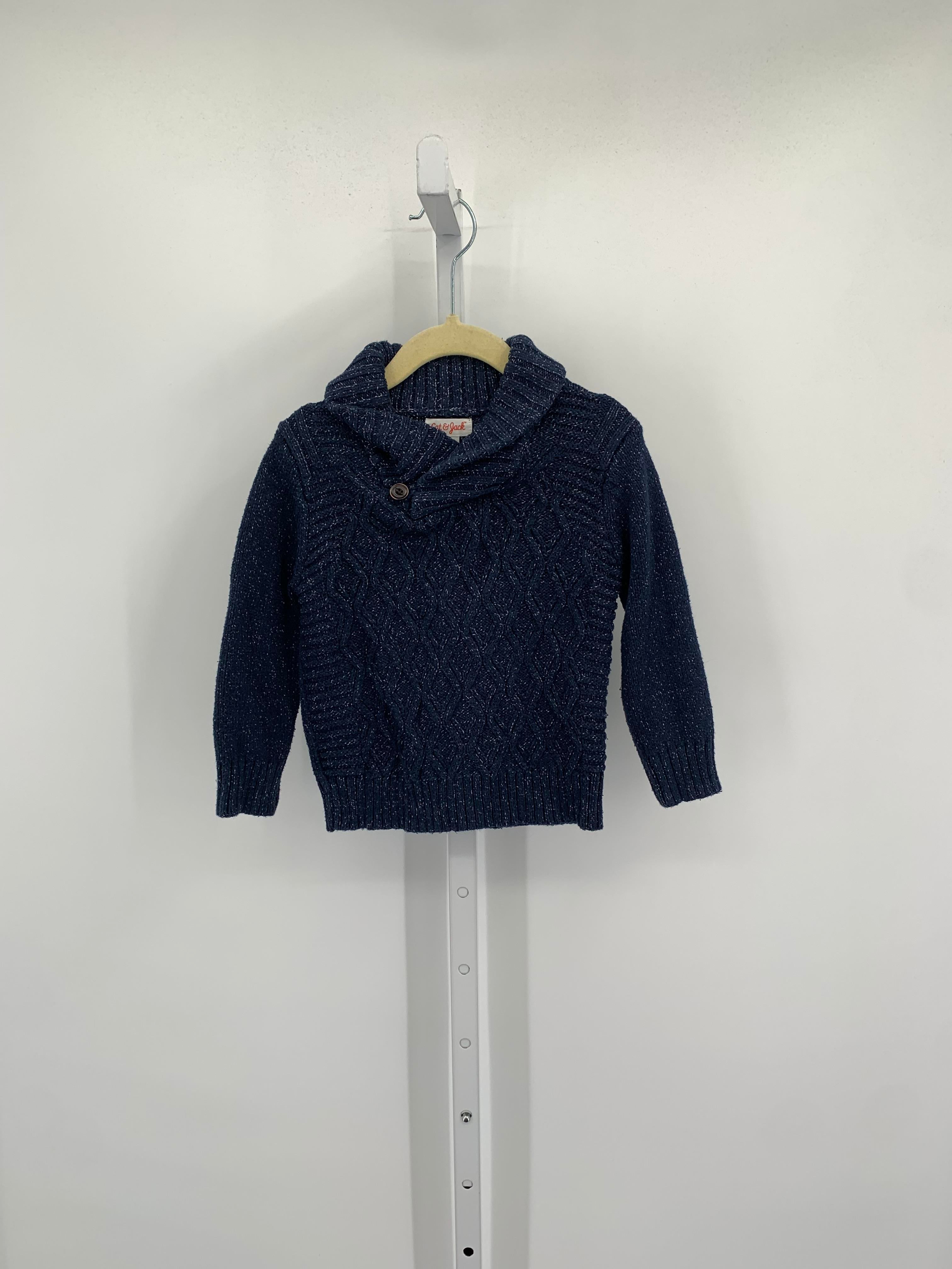 BUTTON RIBBED KNIT SWEATER