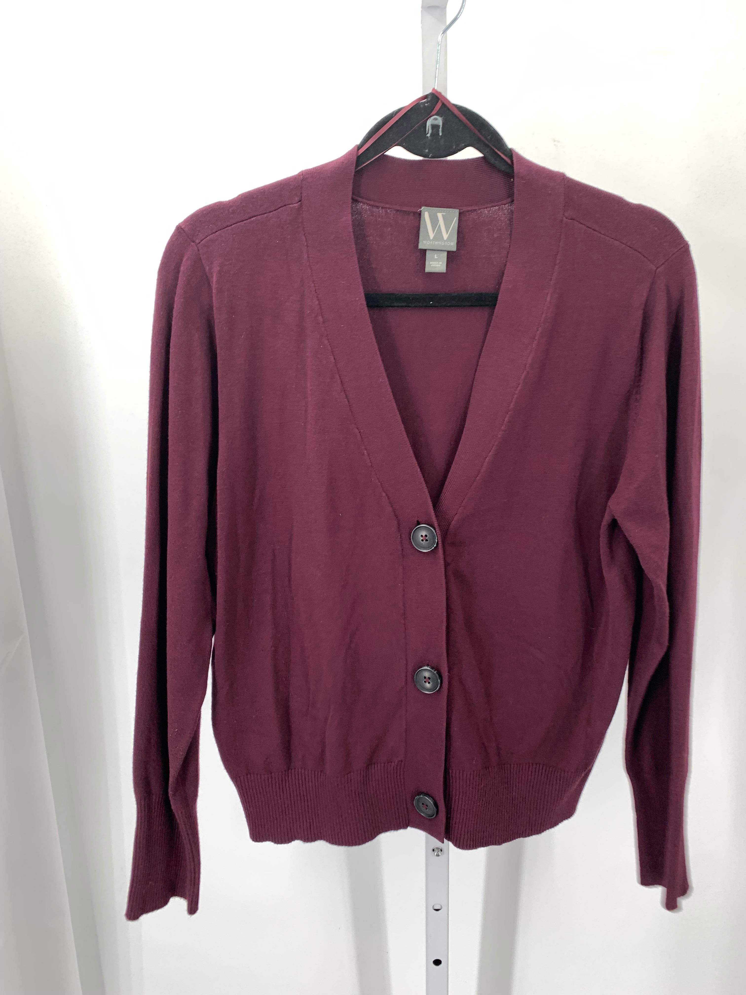 Worthington Size Large Misses Long Slv Sweater
