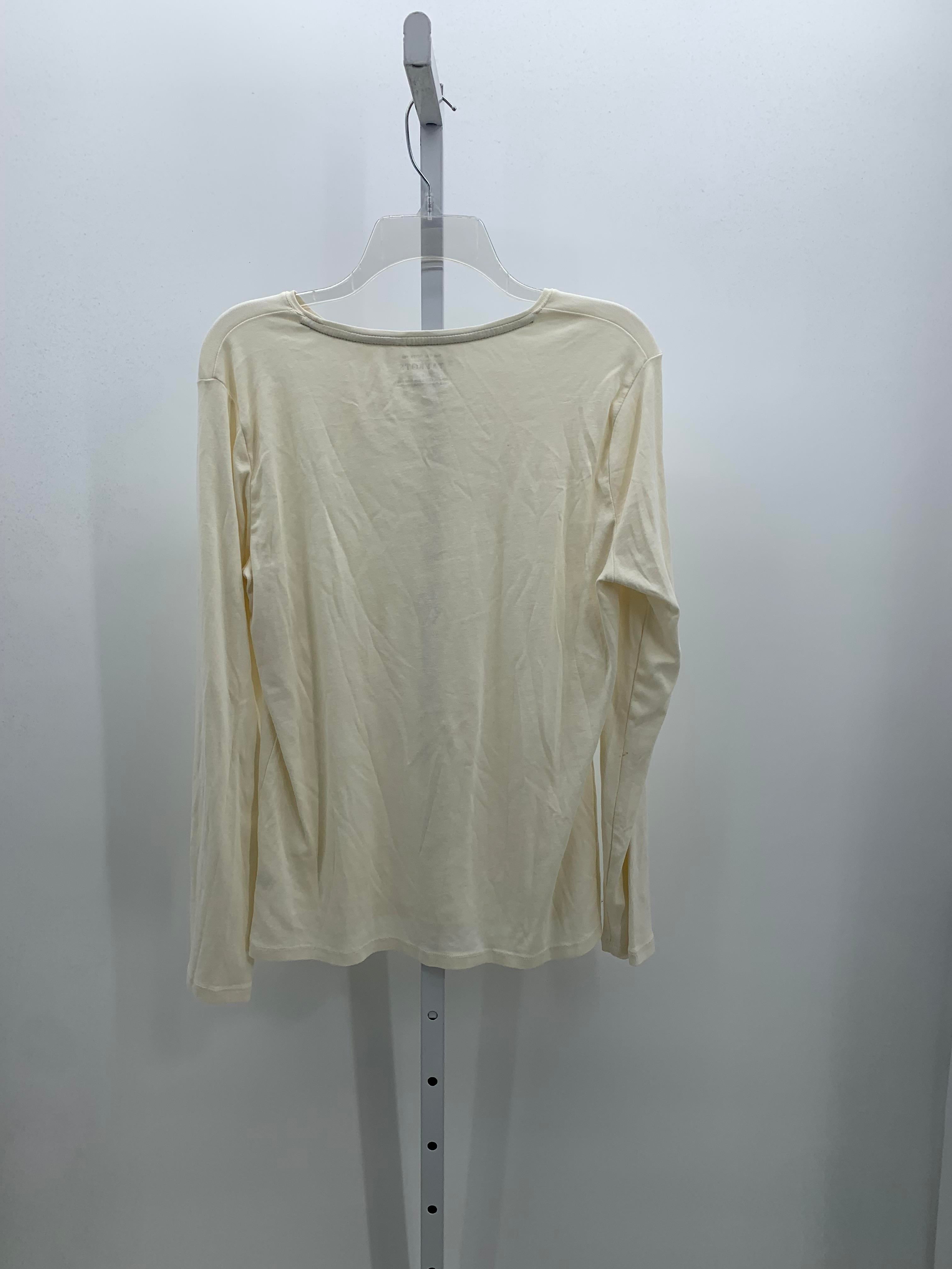 Talbots Size Large Misses Long Sleeve Shirt