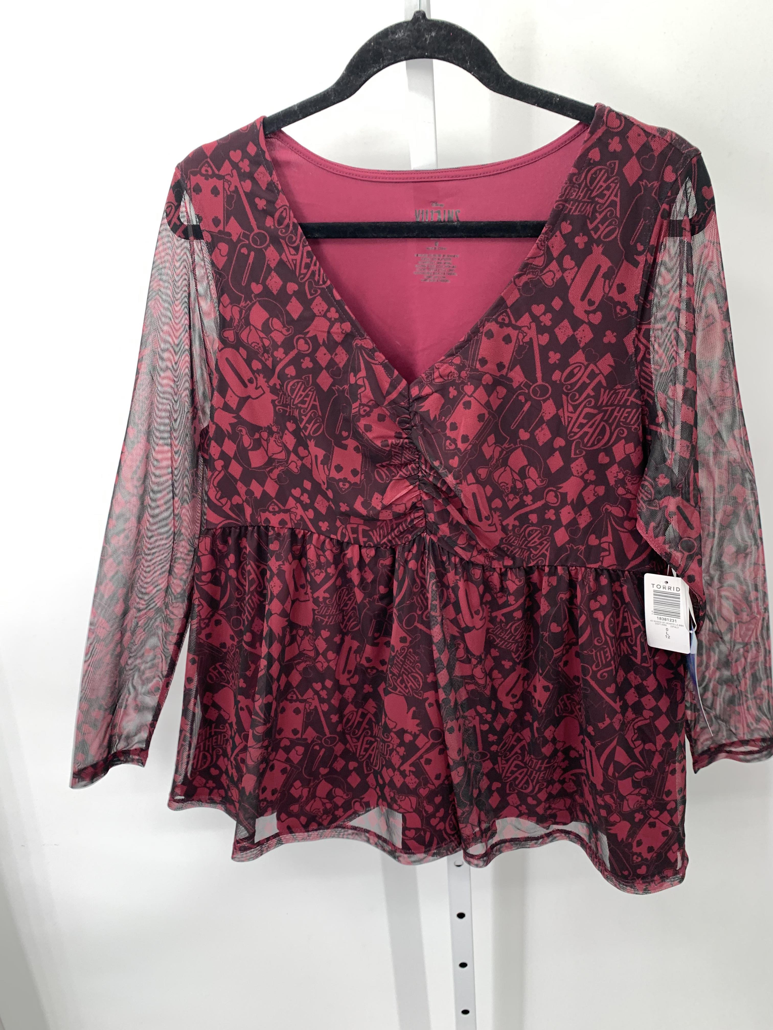 Torrid Size 0X Womens Long Sleeve Shirt