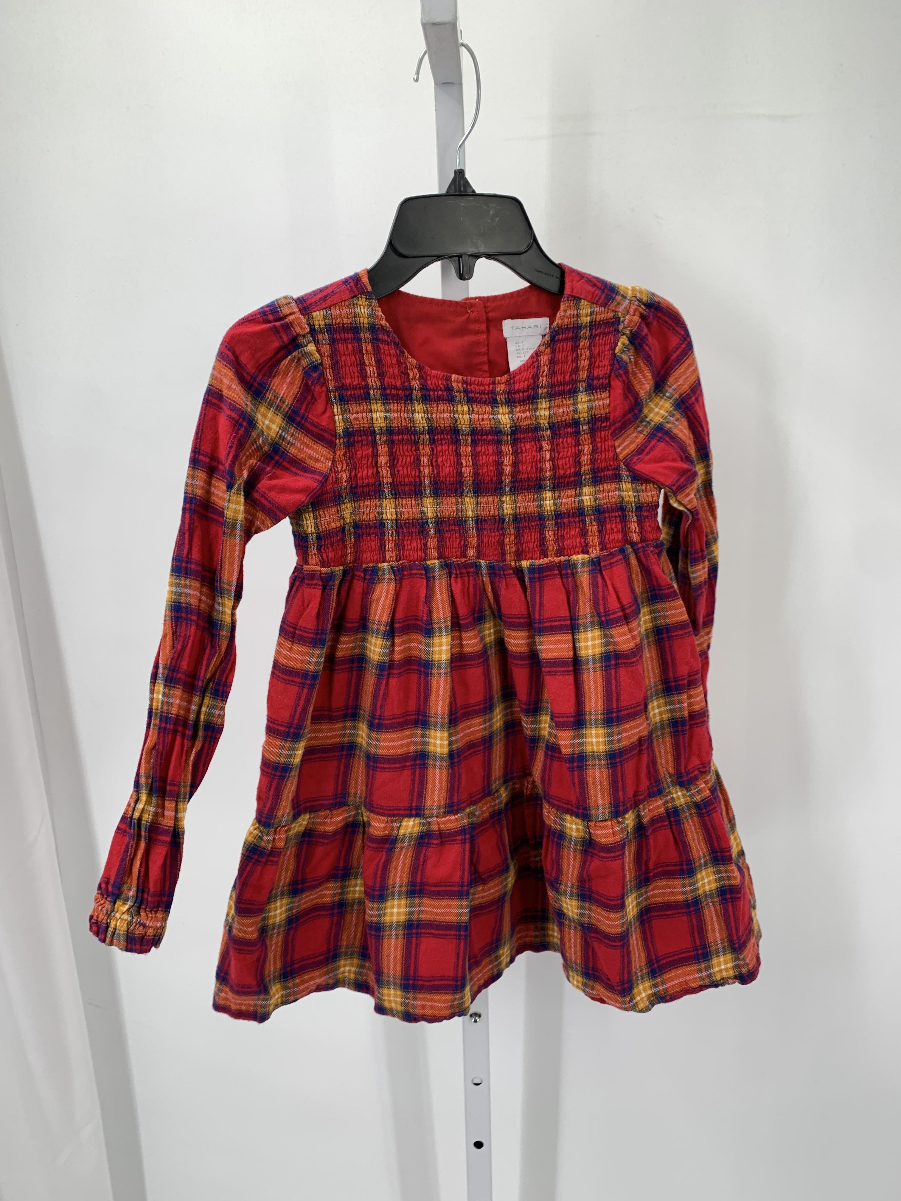 Tahari Size 7 Girls Long Sleeve Dress