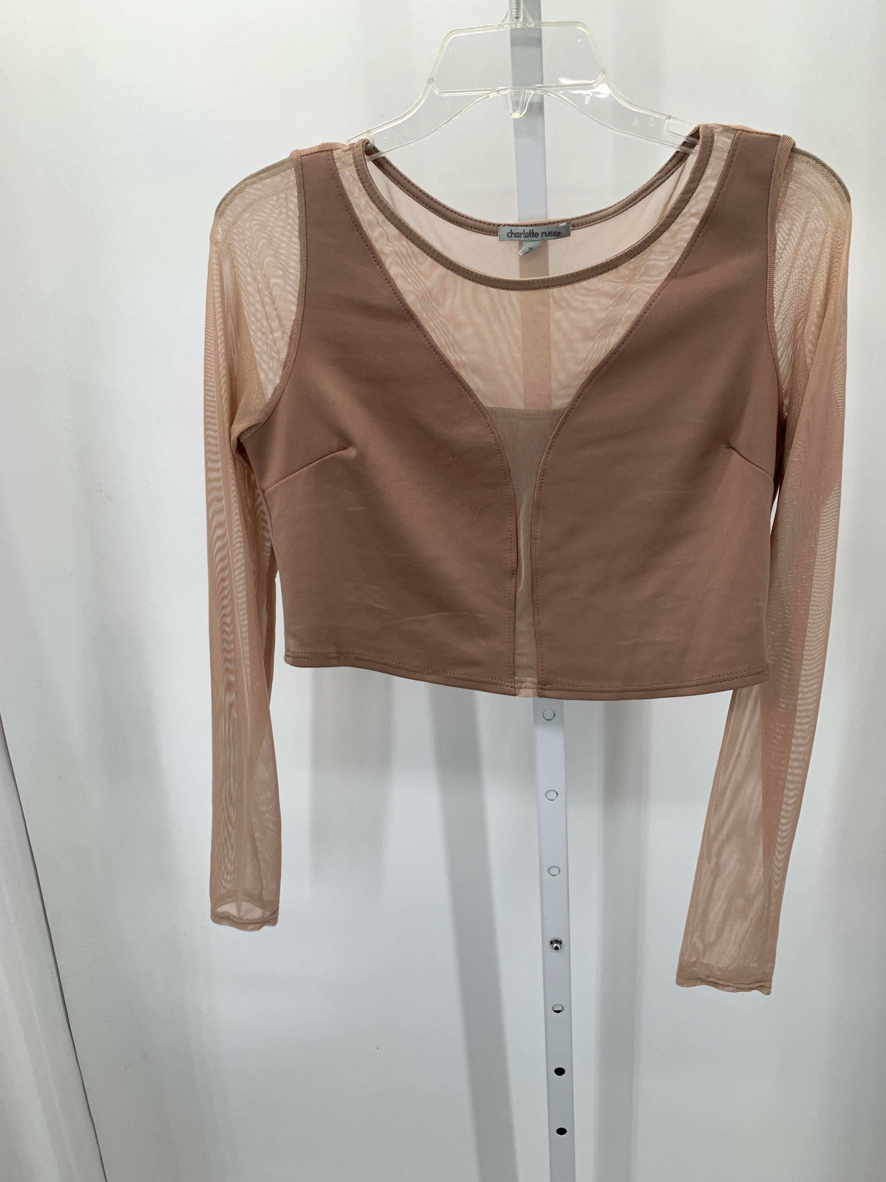 Charlotte Russe Size Medium Juniors Long Sleeve Shirt