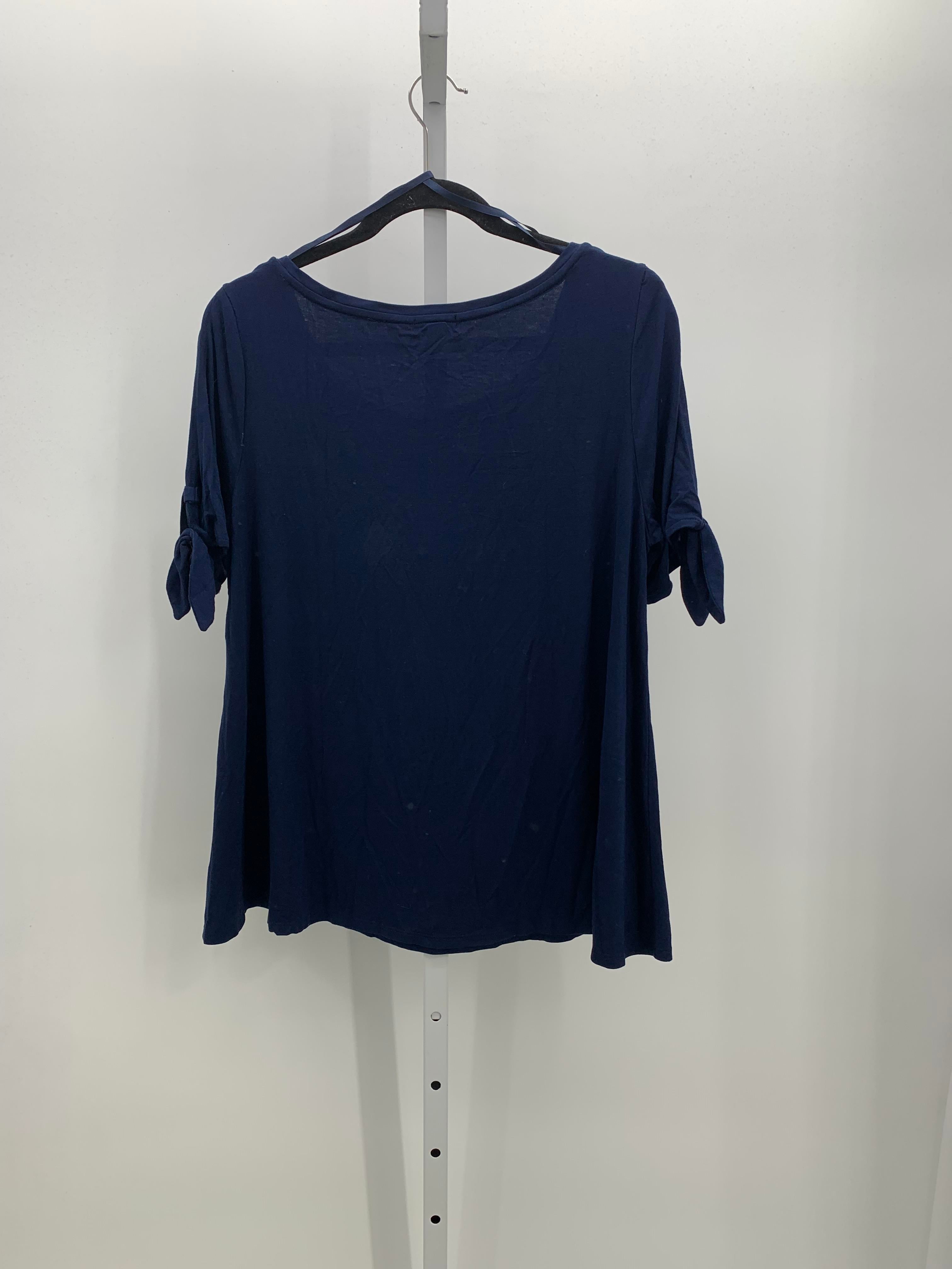 Westport Size Large Misses Short Sleeve Shirt