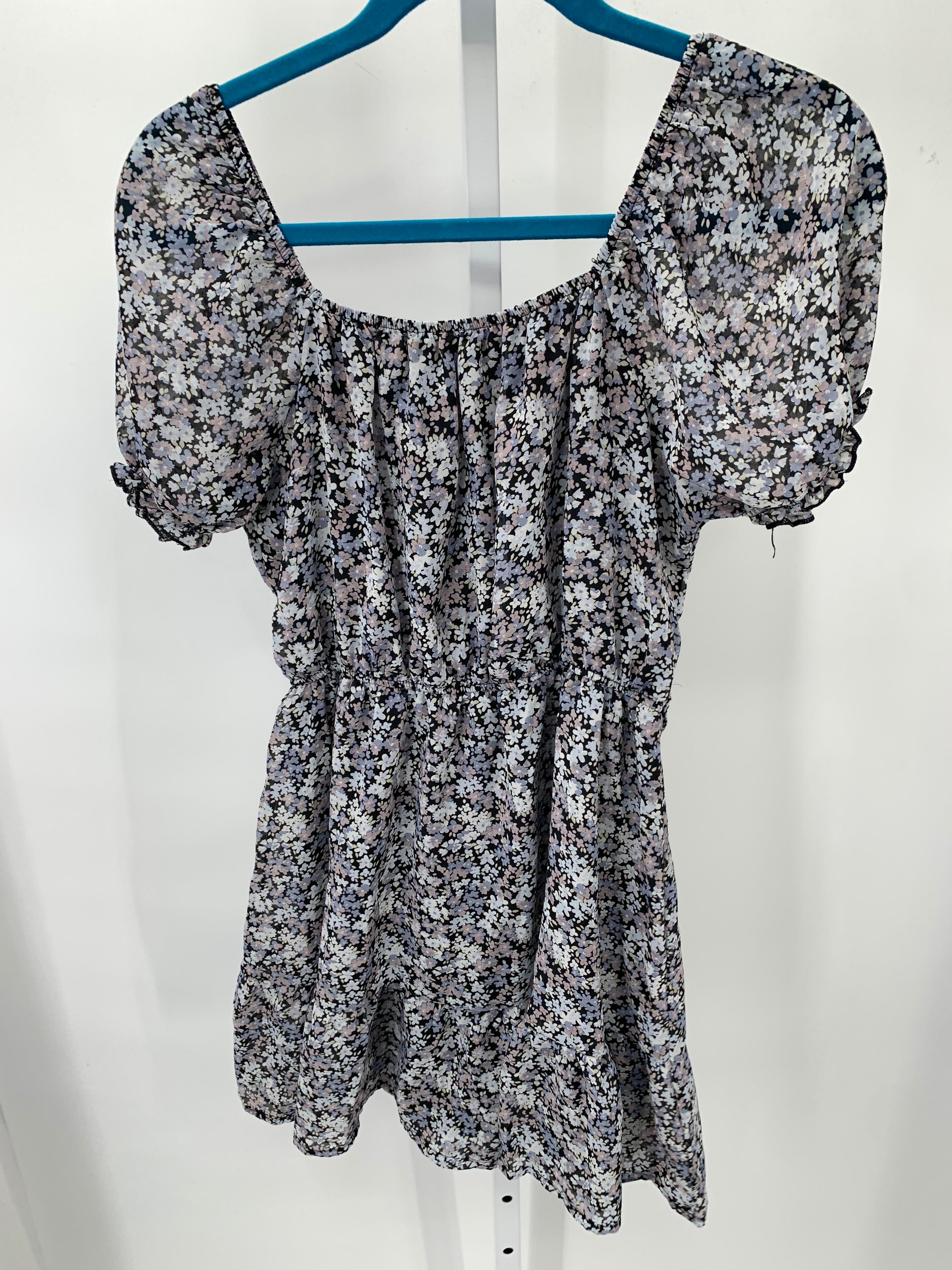 Wallflower Size Large Juniors Short Sleeve Dress