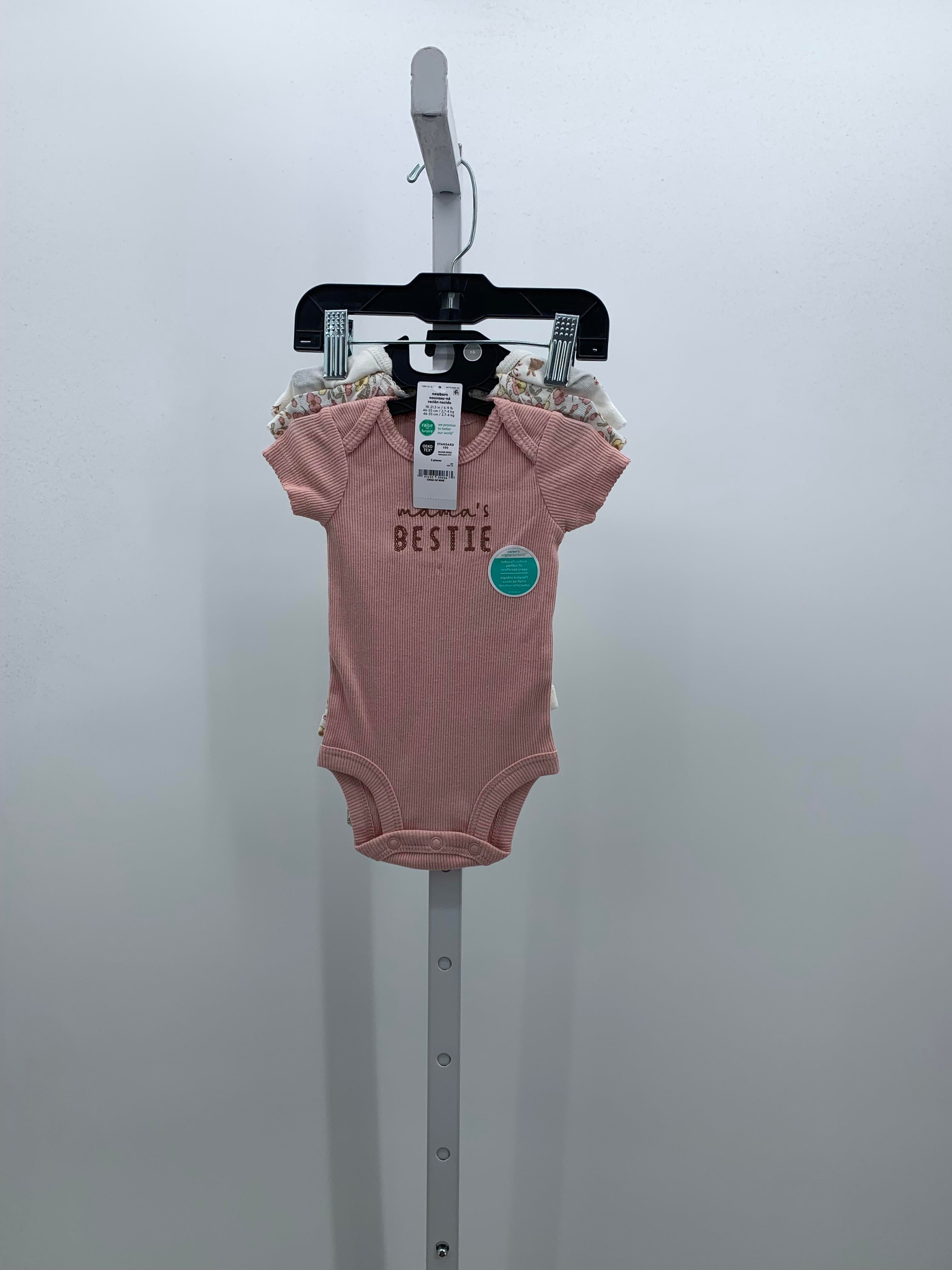 Carters Size Newborn Girls 3 Pieces
