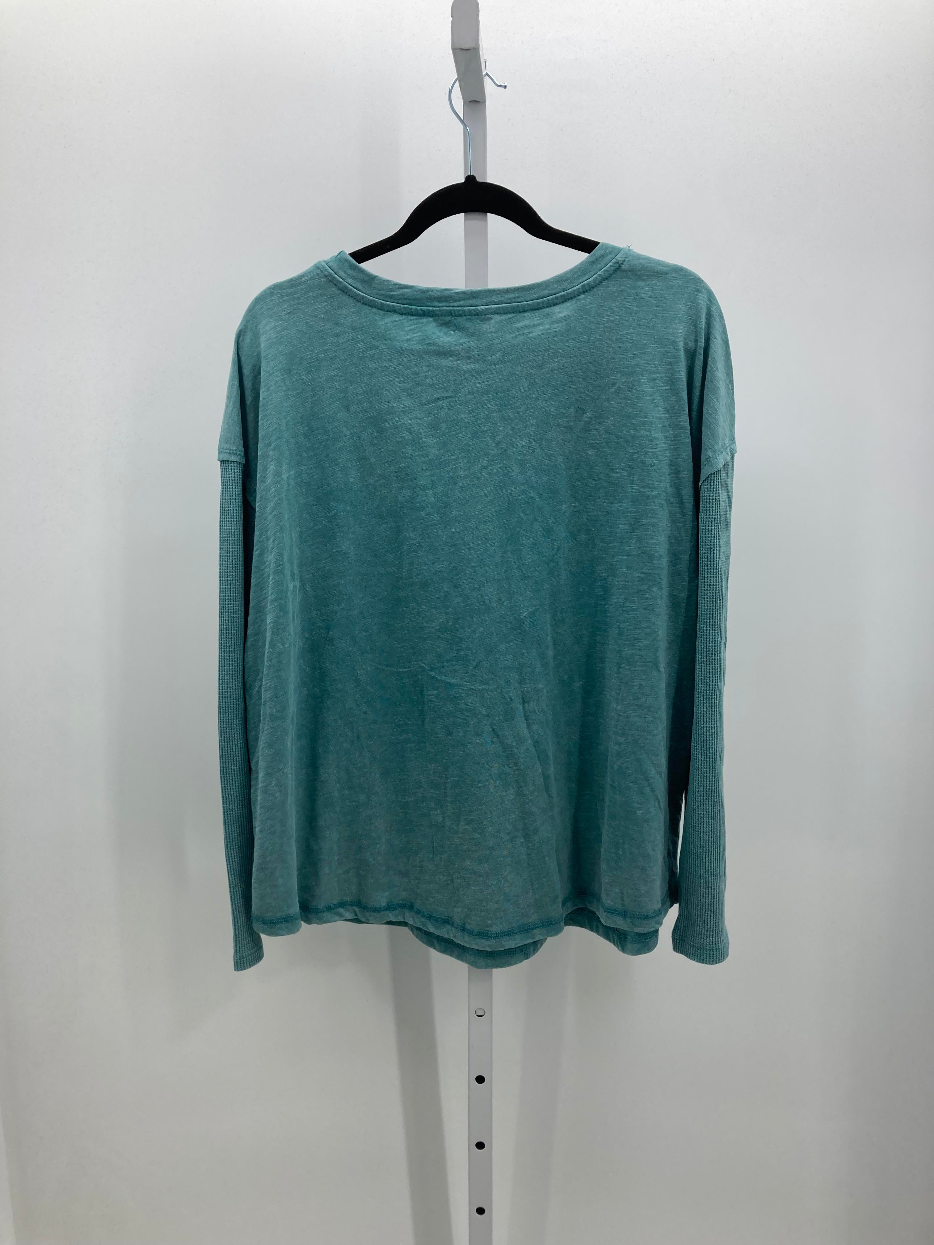 Terra & Sky Size 0X Womens Long Sleeve Shirt