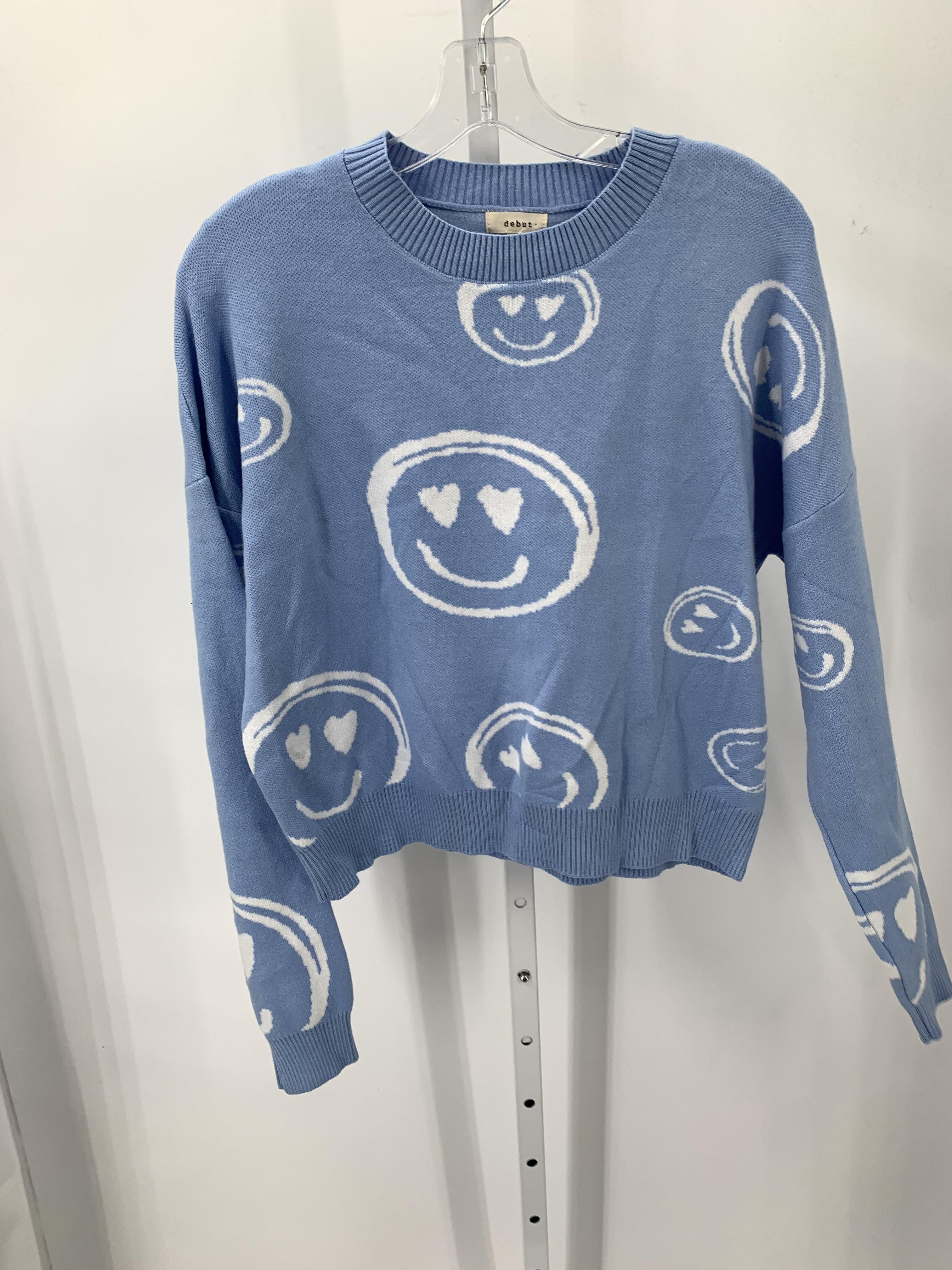 Debut Size Medium Juniors Long Sleeve Sweater