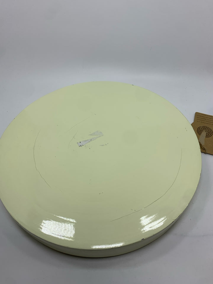 NWT WOOD-PAINTED TRAY.