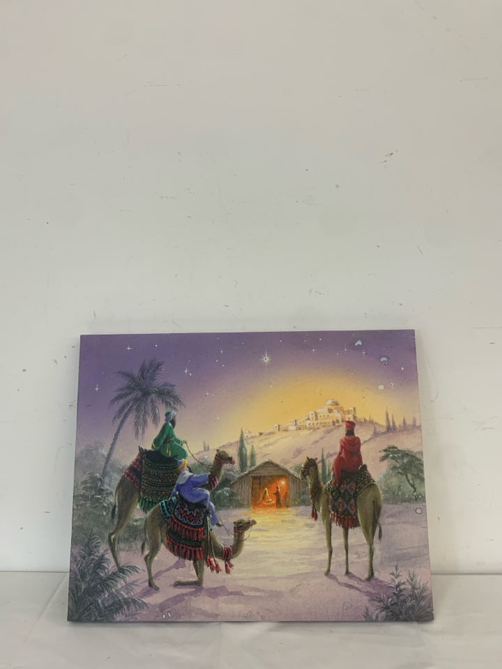 CANVAS MANGER LIGHT UP CANVAS WALL HANGING.