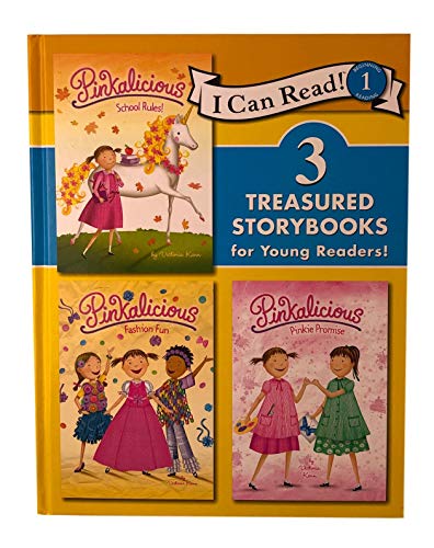 I Can Read Pinkalicious Large Hardback Book with 3 Stories Included -