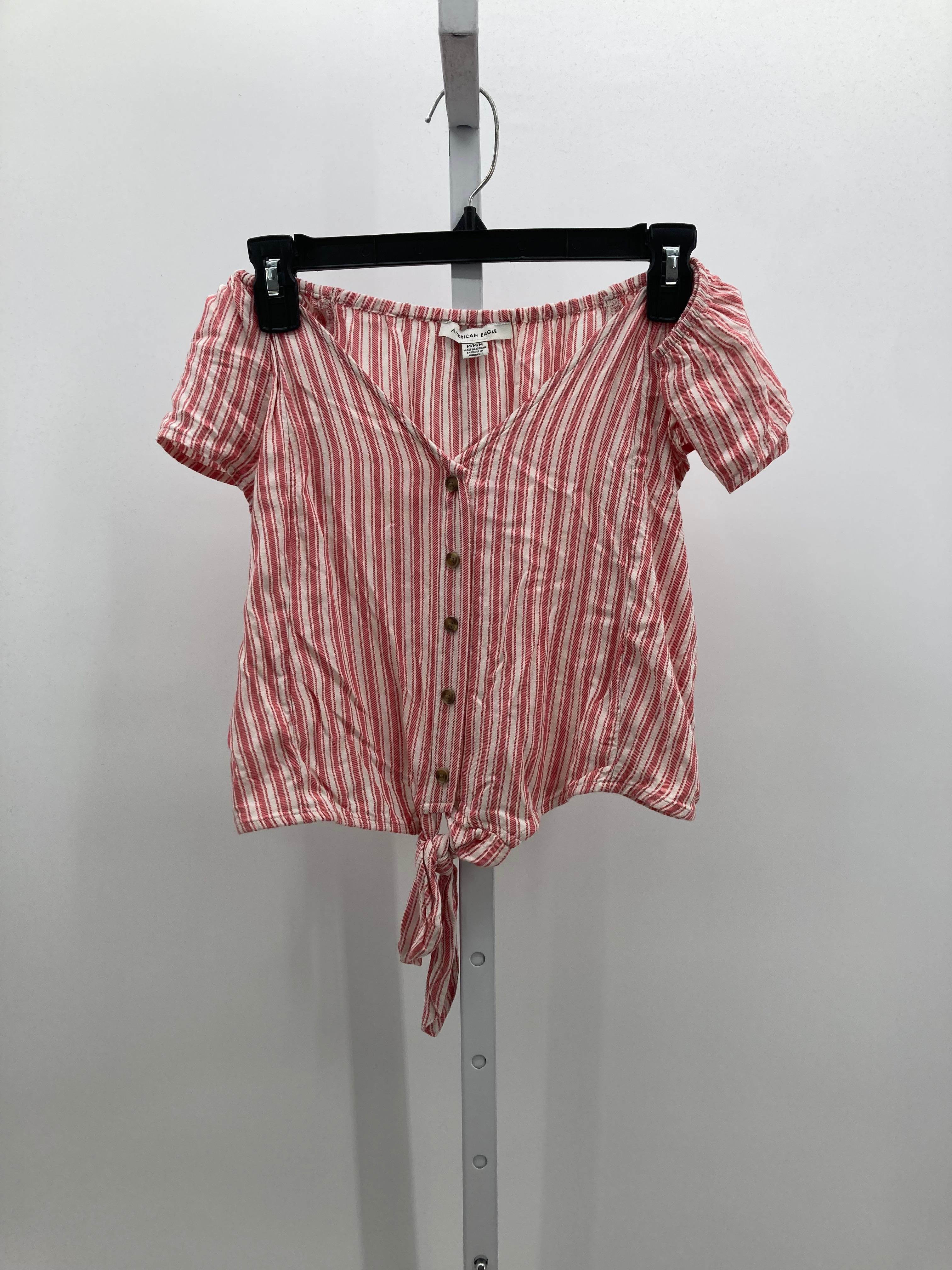 American Eagle Size Medium Juniors Short Sleeve Shirt