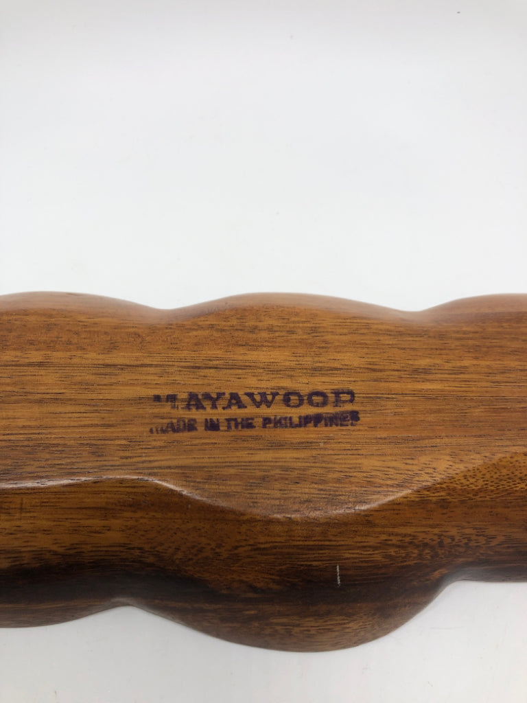 VTG MAYAWOOD 3 SECTION DIVIDED SERVING TRAY.