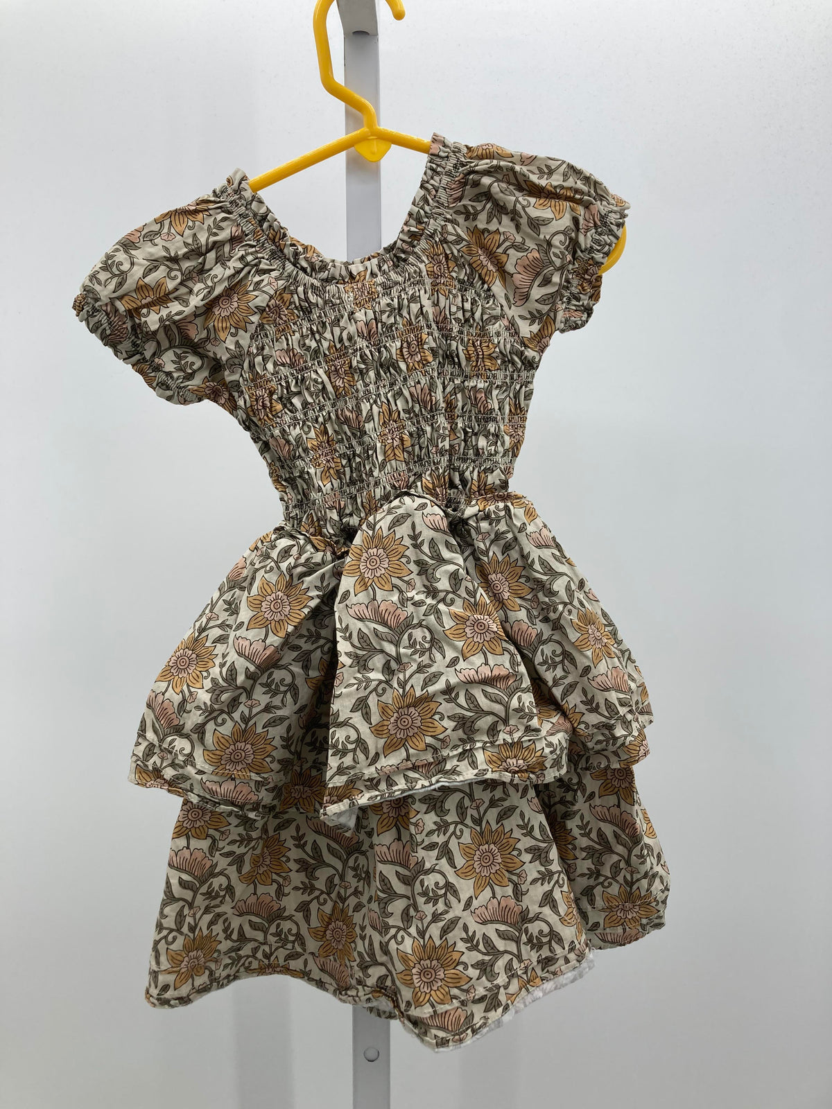 Rabbit + Bear Size 3T Girls Short Sleeve Dress