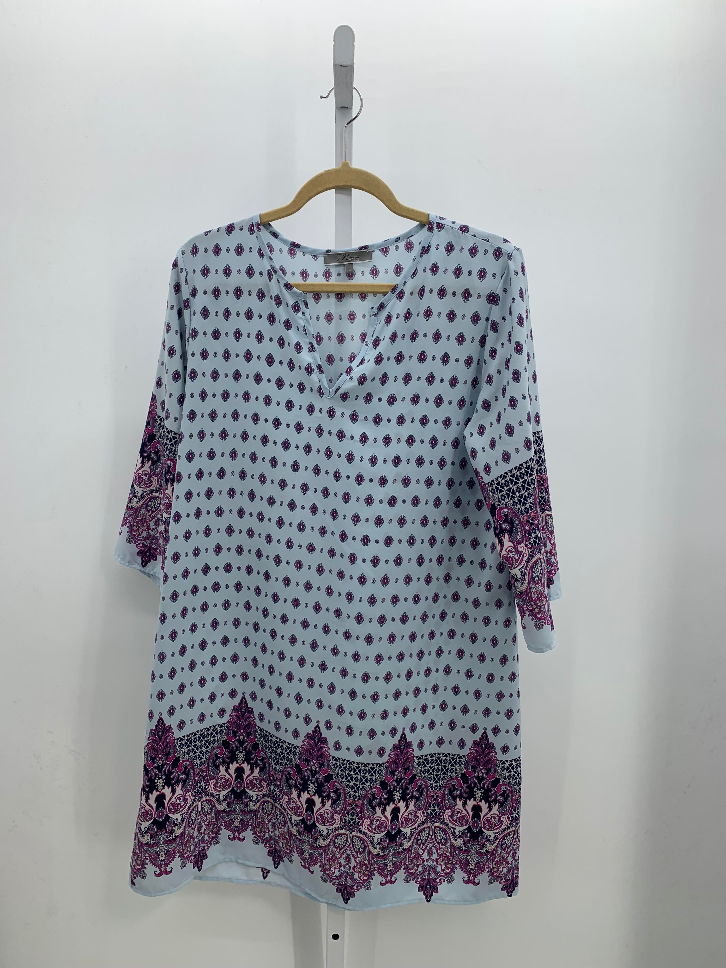 Mia & Tess Size Large Misses 3/4 Sleeve Dress