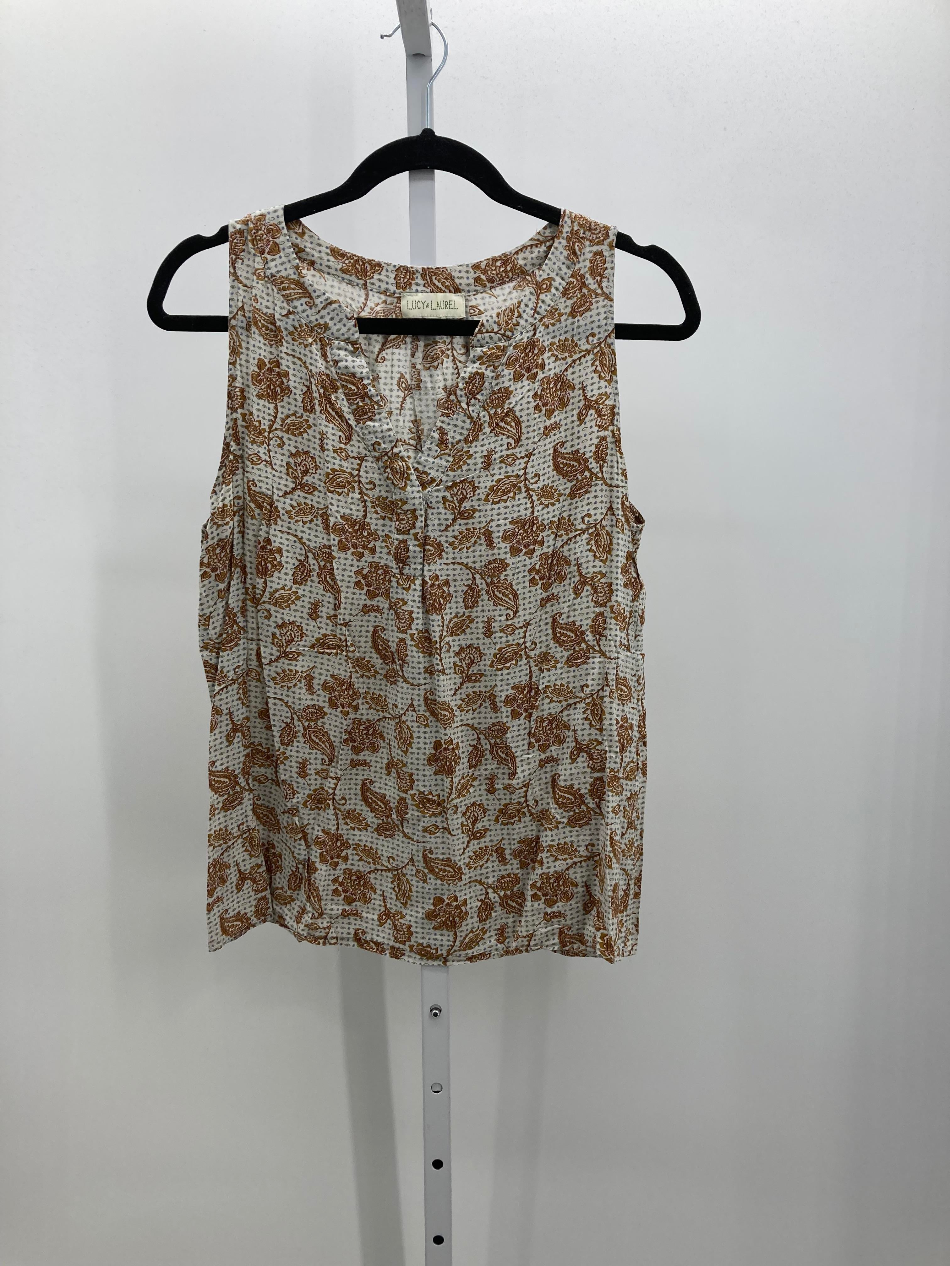 Lucy & Laurel Size Large Misses Sleeveless Shirt