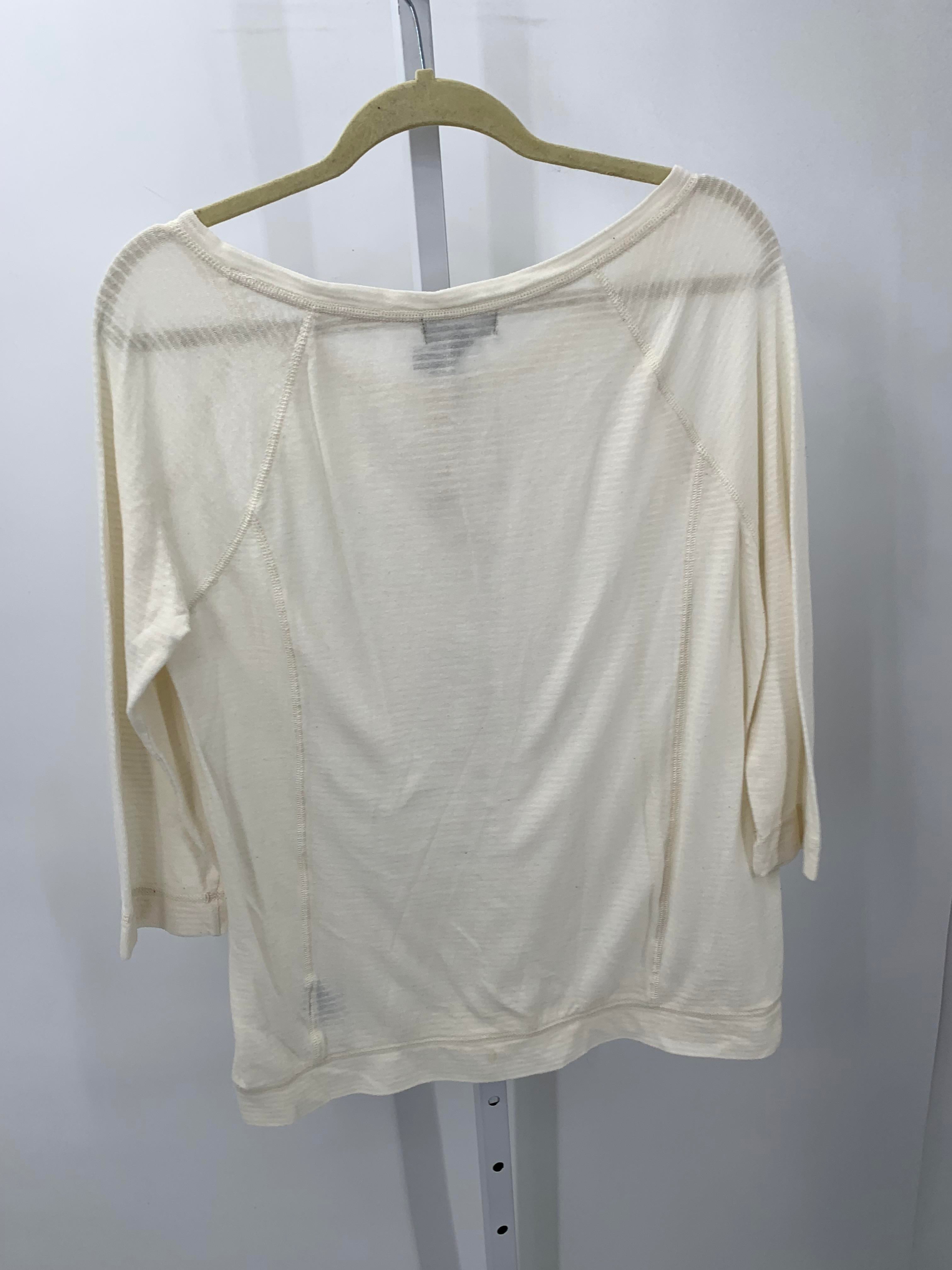 Ralph Lauren Size Large Misses 3/4 Sleeve Shirt