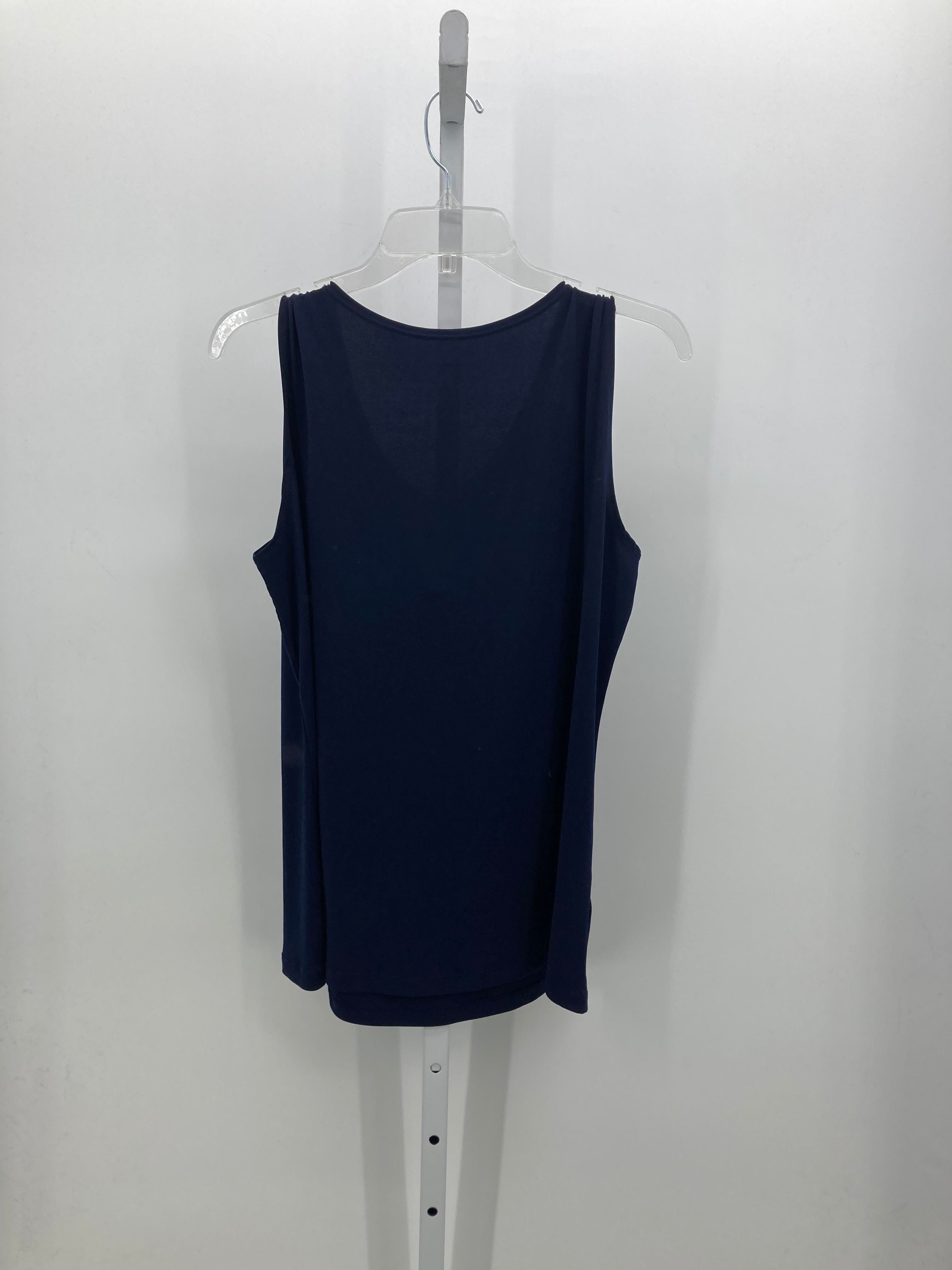 Susan Graver Size Large Misses Sleeveless Shirt