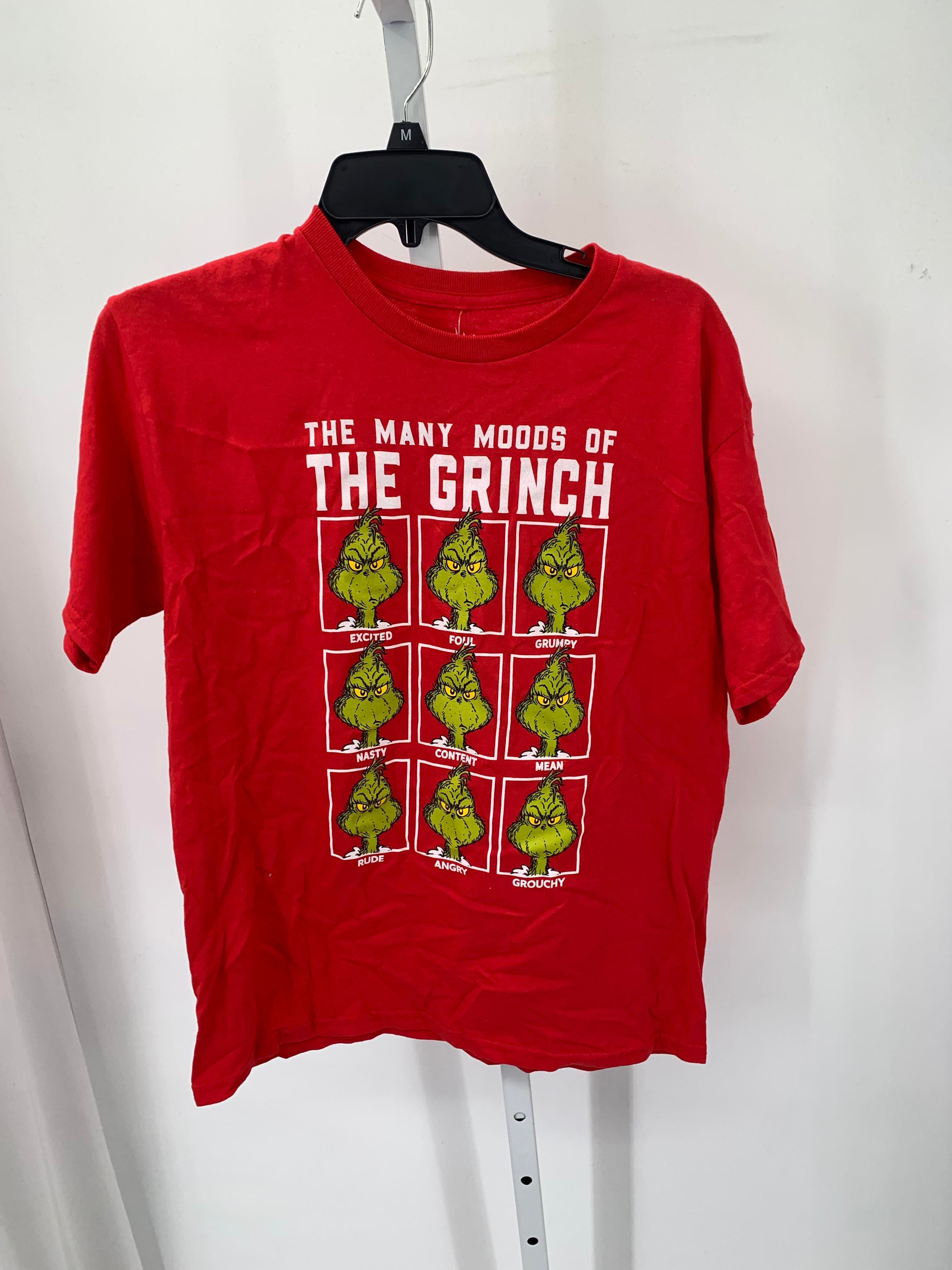 NEW SHORT SLV SHIRT GRINCH MOODS