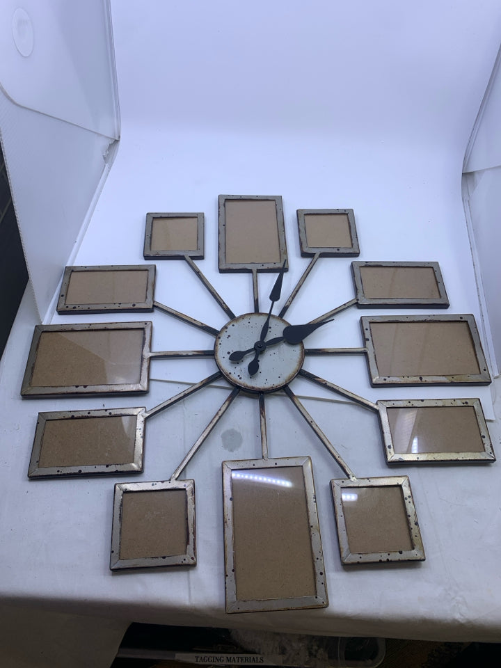 LARGE PHOTO FRAME CLOCK.