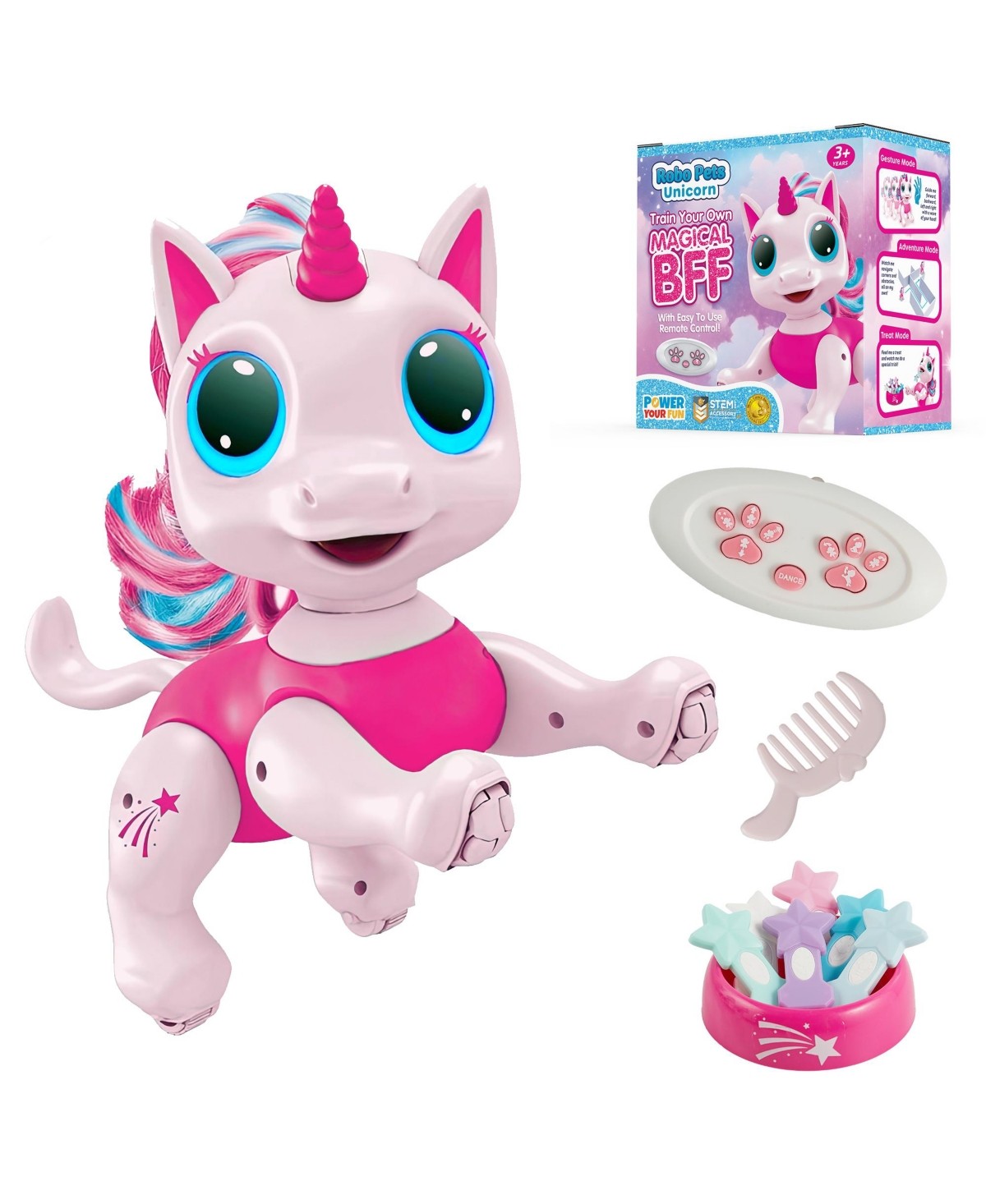 USA Toyz Robo Pets Unicorn  Remote Control Unicorn Interactive STEM Toys for Boy