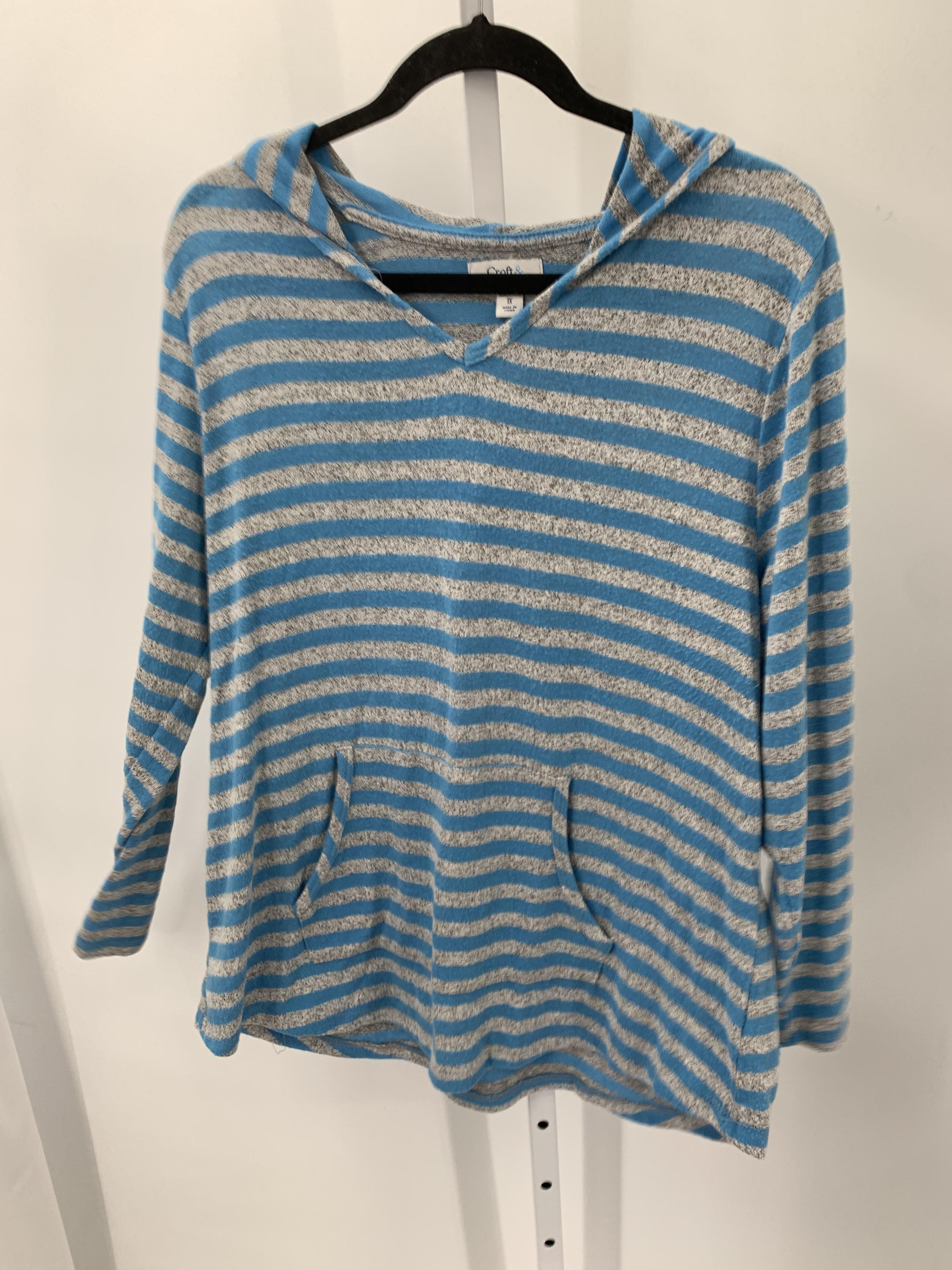 Croft & Barrow Size 1X Womens Long Sleeve Shirt