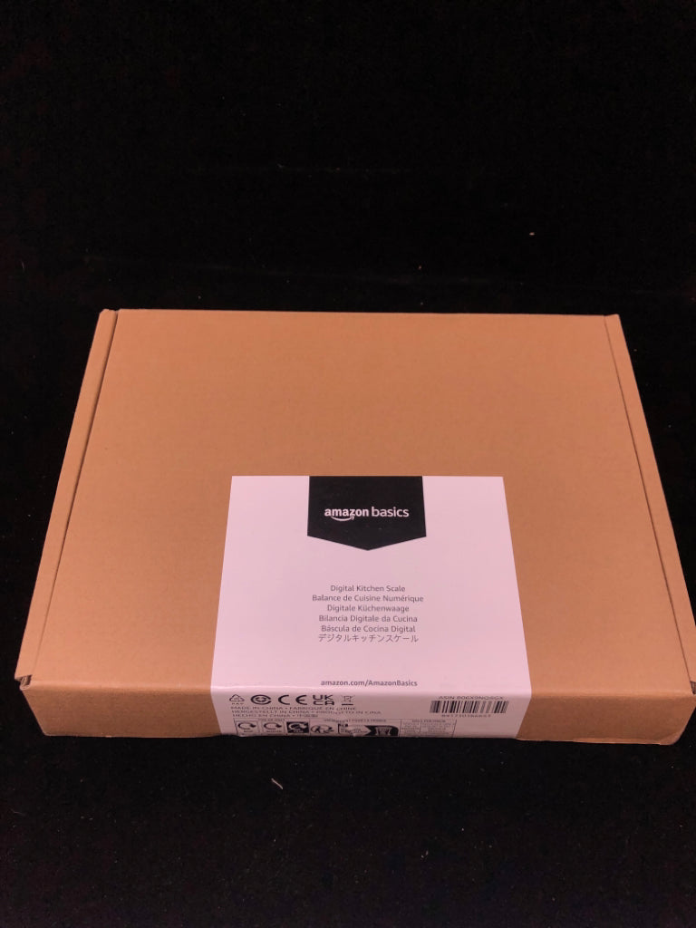 NIB AMAZON BASICS DIGITAL KITCHEN SCALE.