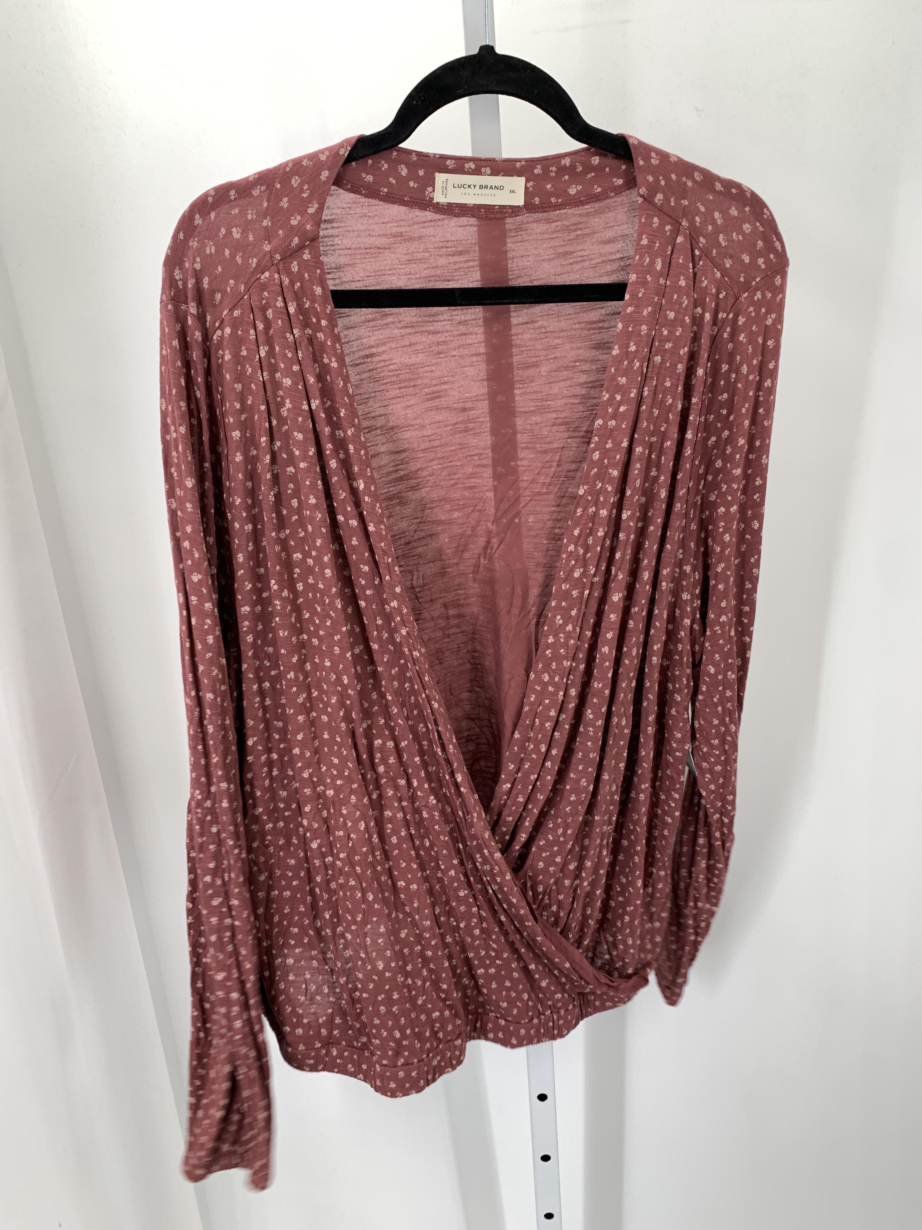 Lucky Brand Size XXL Misses Long Sleeve Shirt