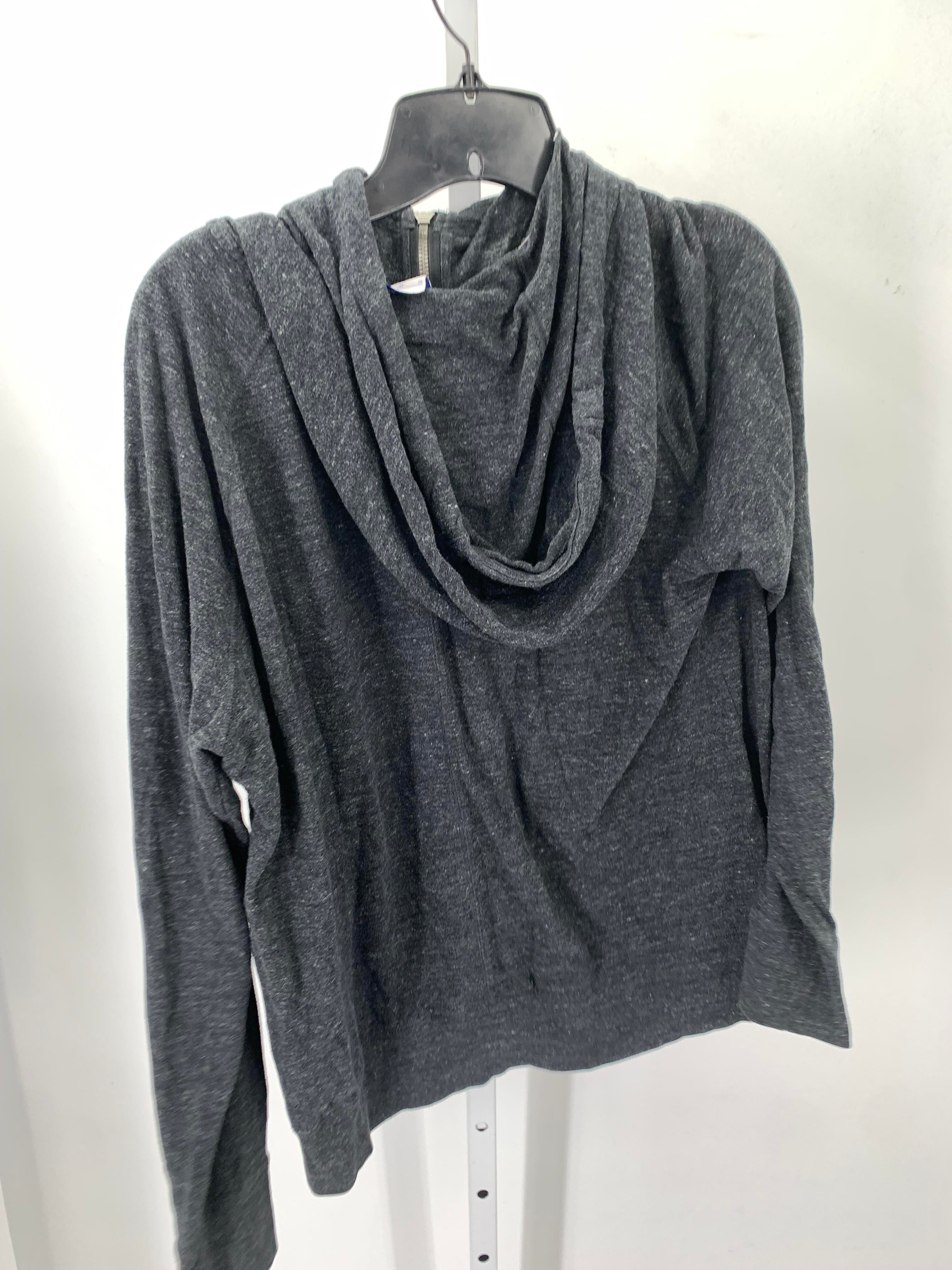 HOODED ZIP KNIT