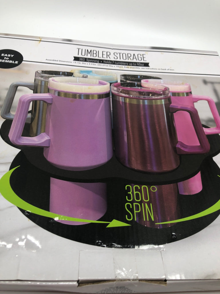NIB SPINNING TUMBLER STORAGE.