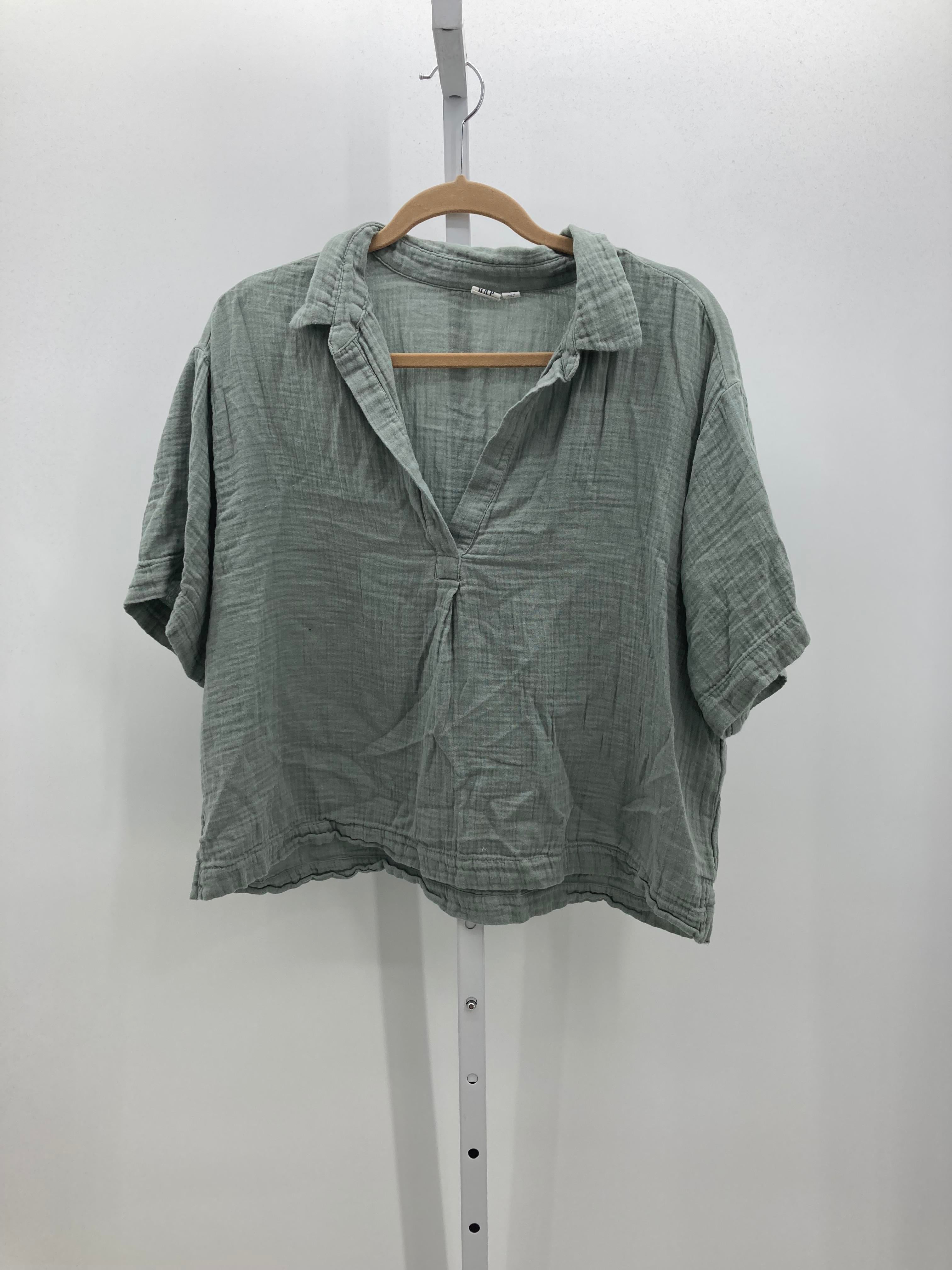 Gap Size Large Misses Short Sleeve Shirt