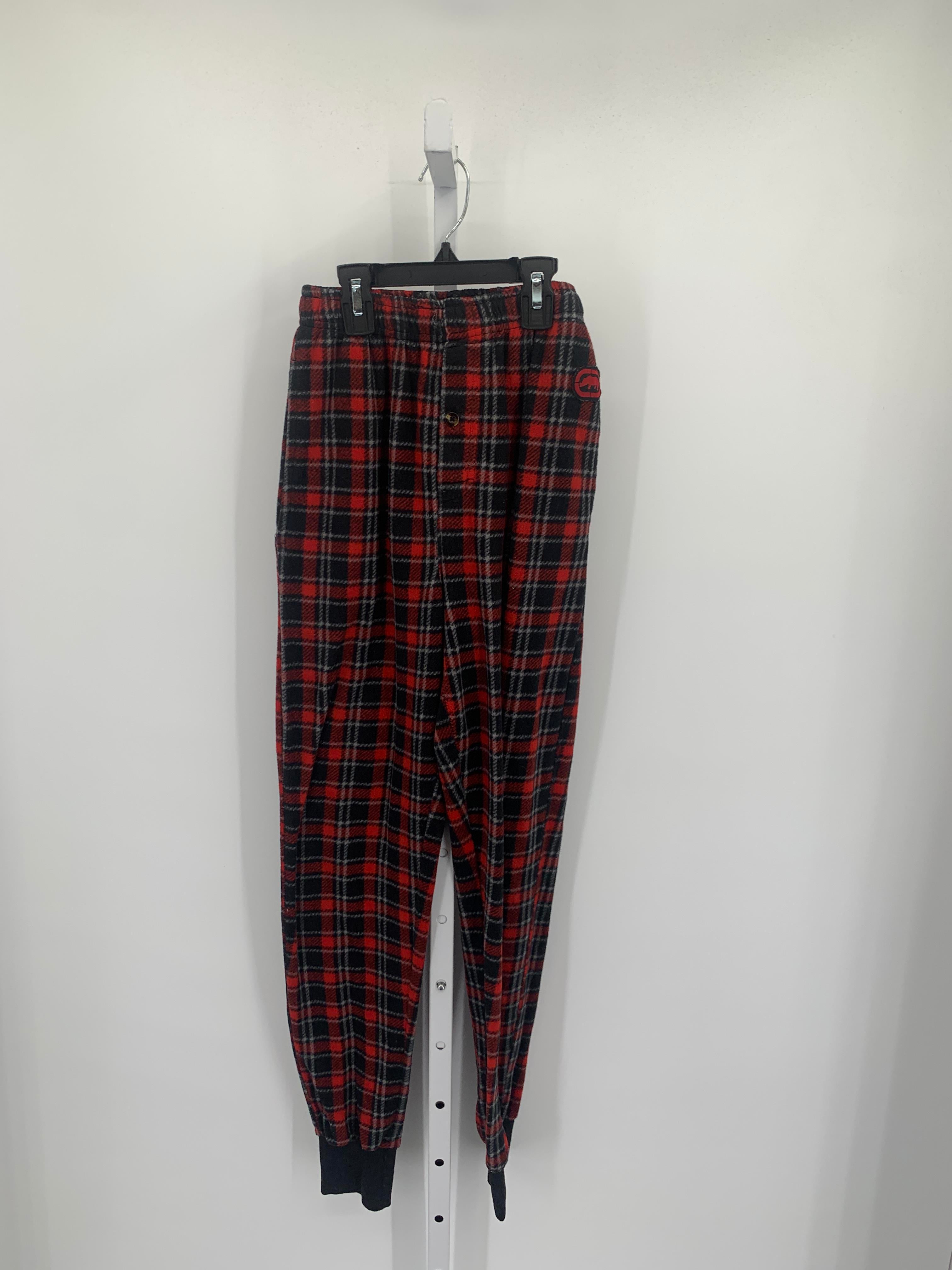 PLAID FLEECE PANTS