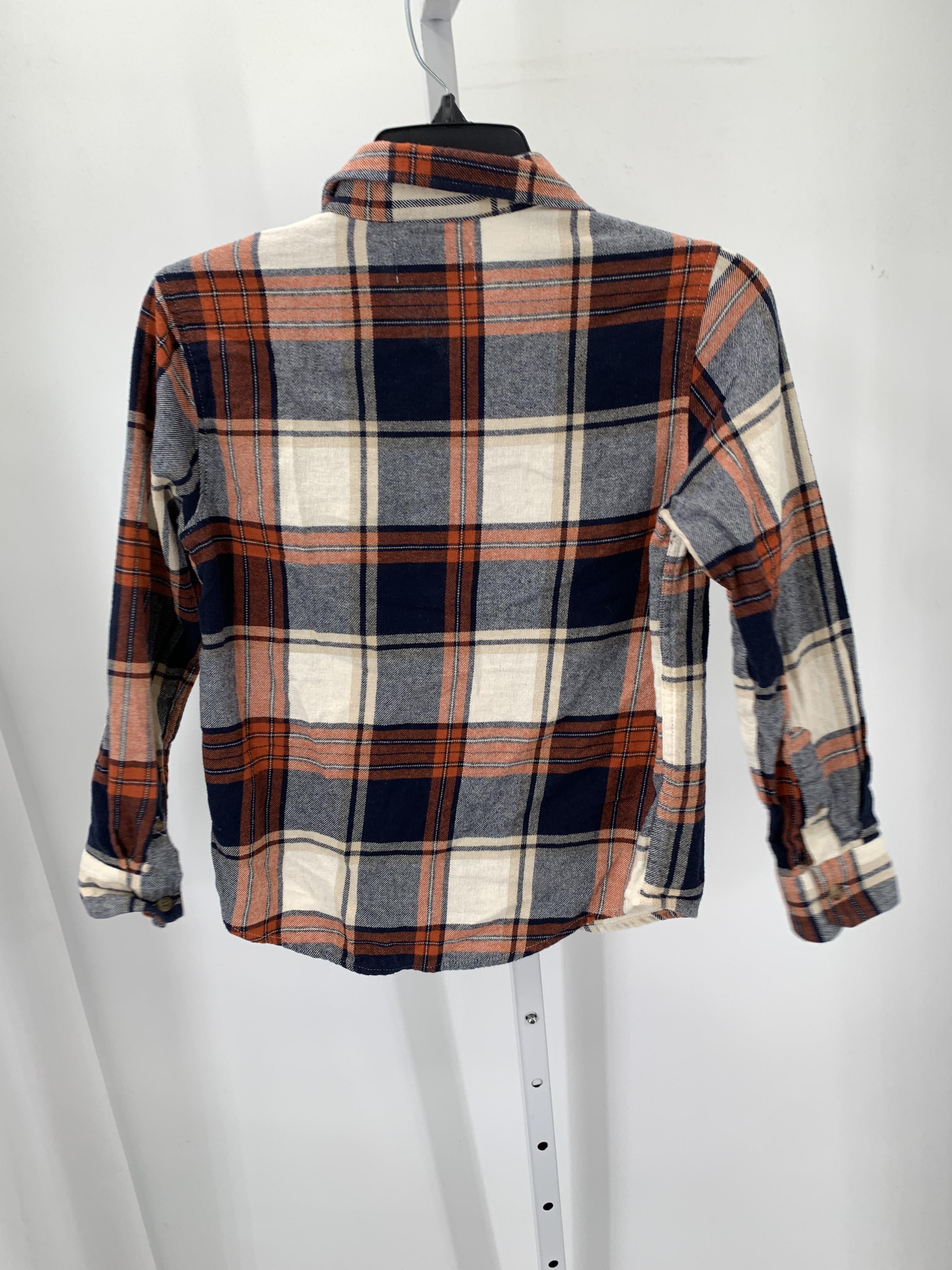 BLUE PLAID BTN DOWN