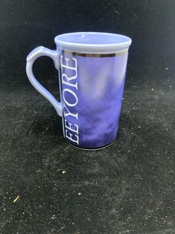 TALL BLUE EEYORE MUG.