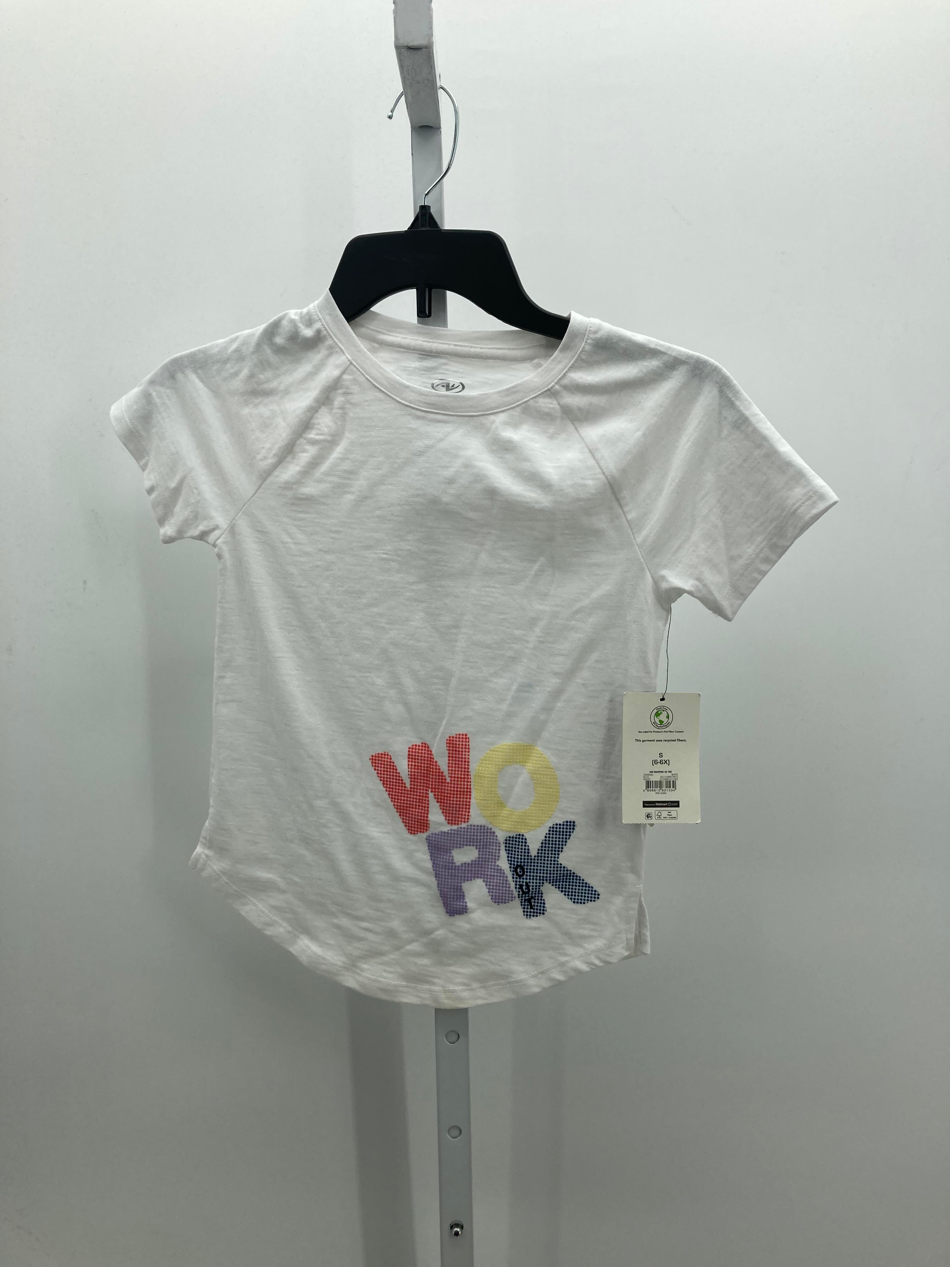 Athletic Works Size 6/6X Girls Short Sleeve Shirt