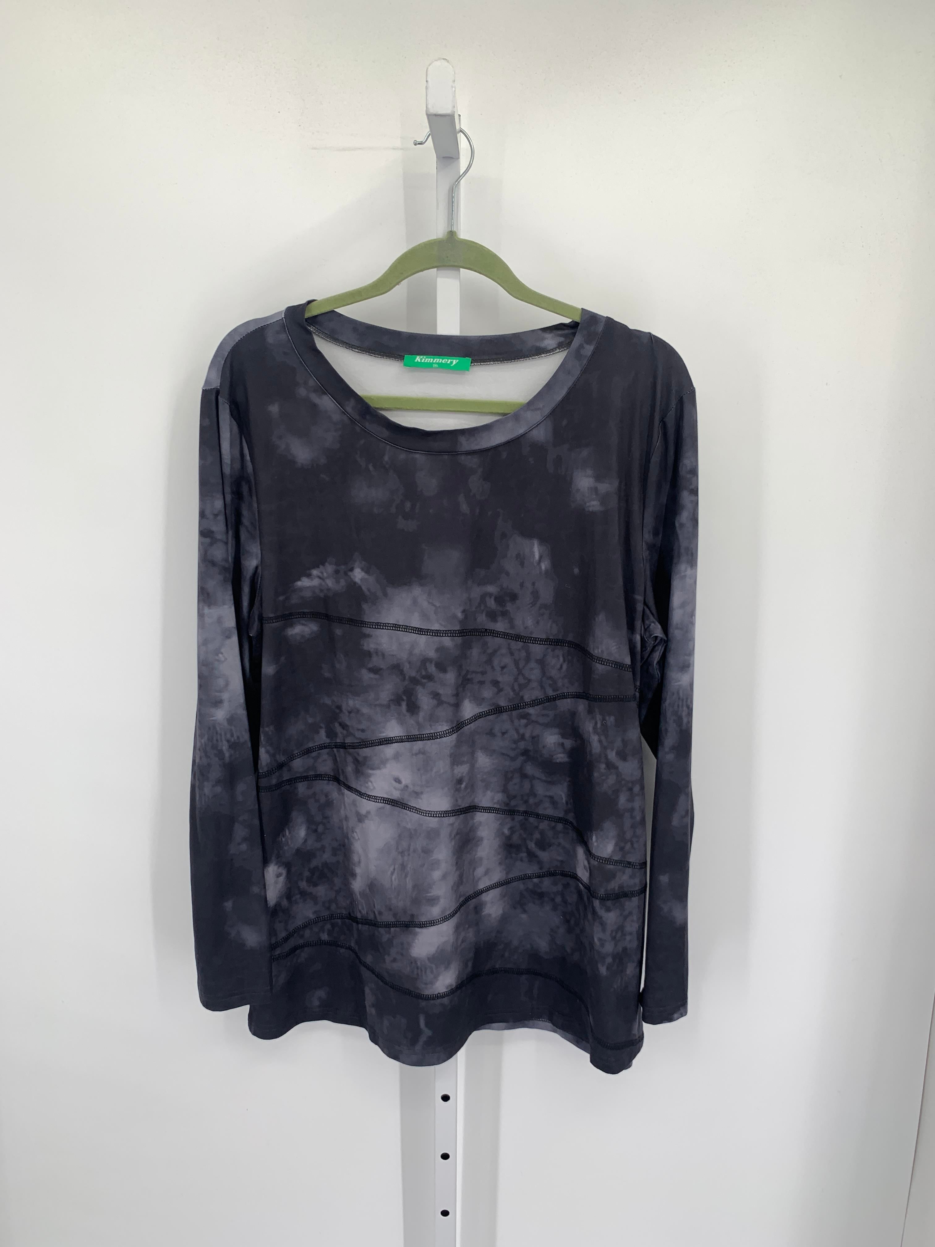 Size 2X Womens Long Sleeve Shirt