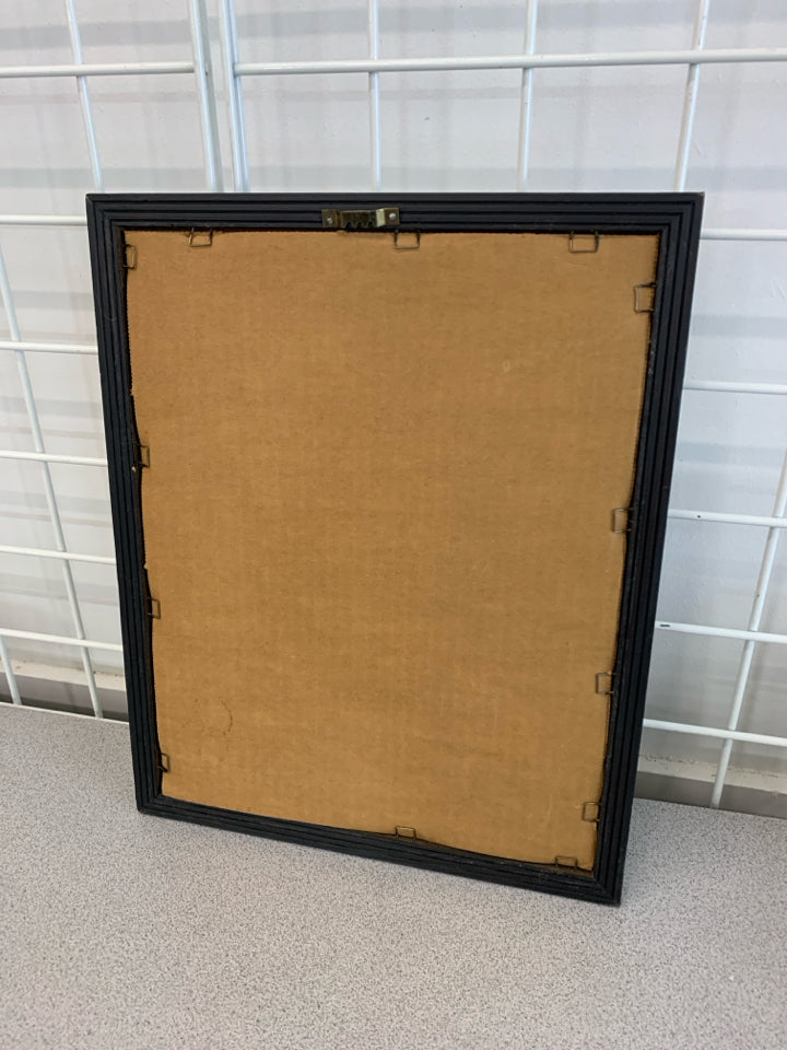 PRIMITIVE ABC'S PRINT IN BLK FRAME.