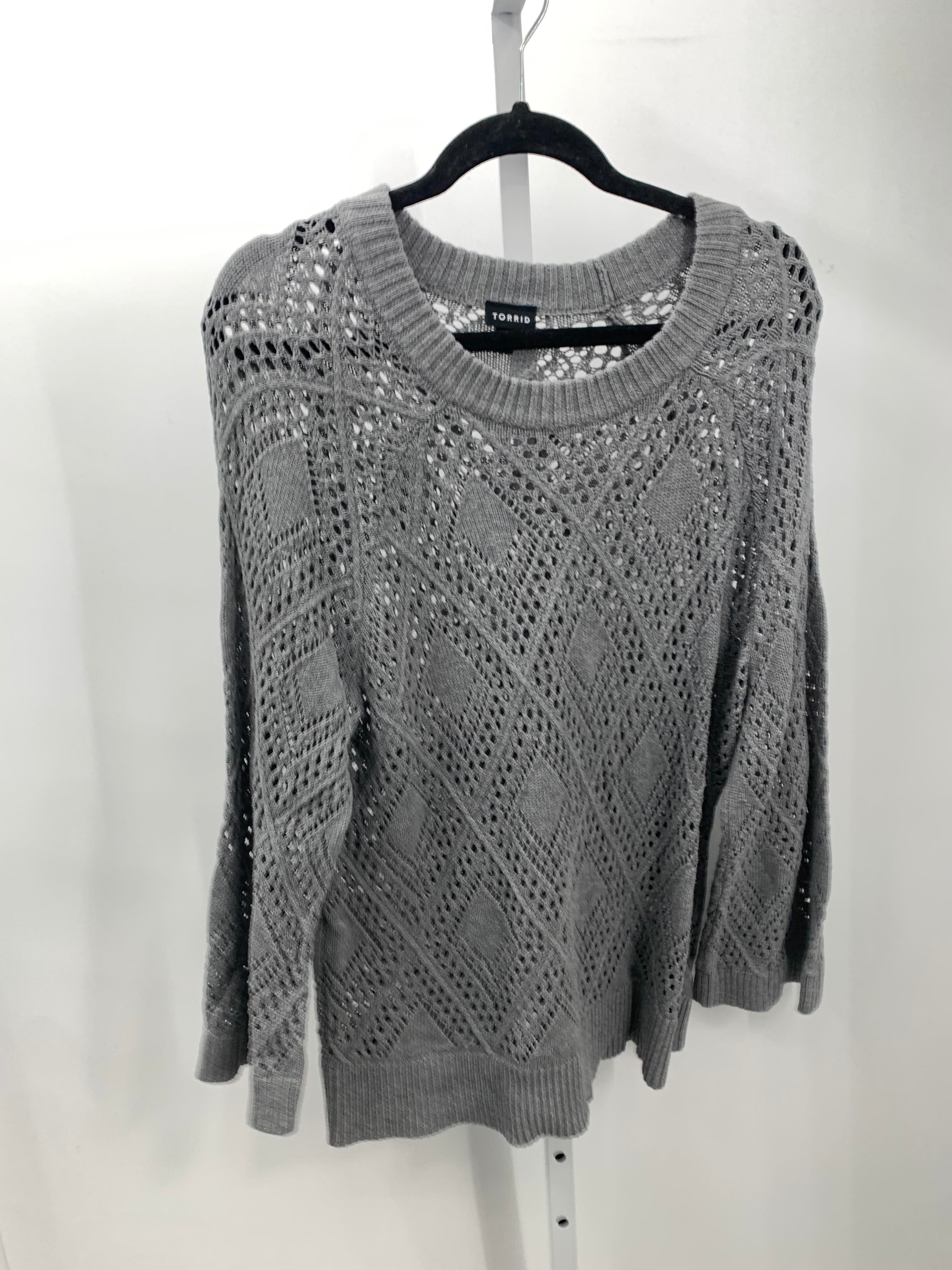 Torrid Size 1X Womens Long Slv Sweater