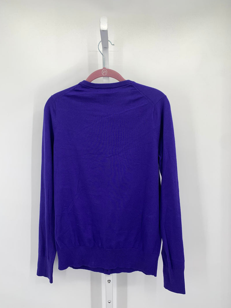 Lands End Size Small Misses Long Slv Sweater