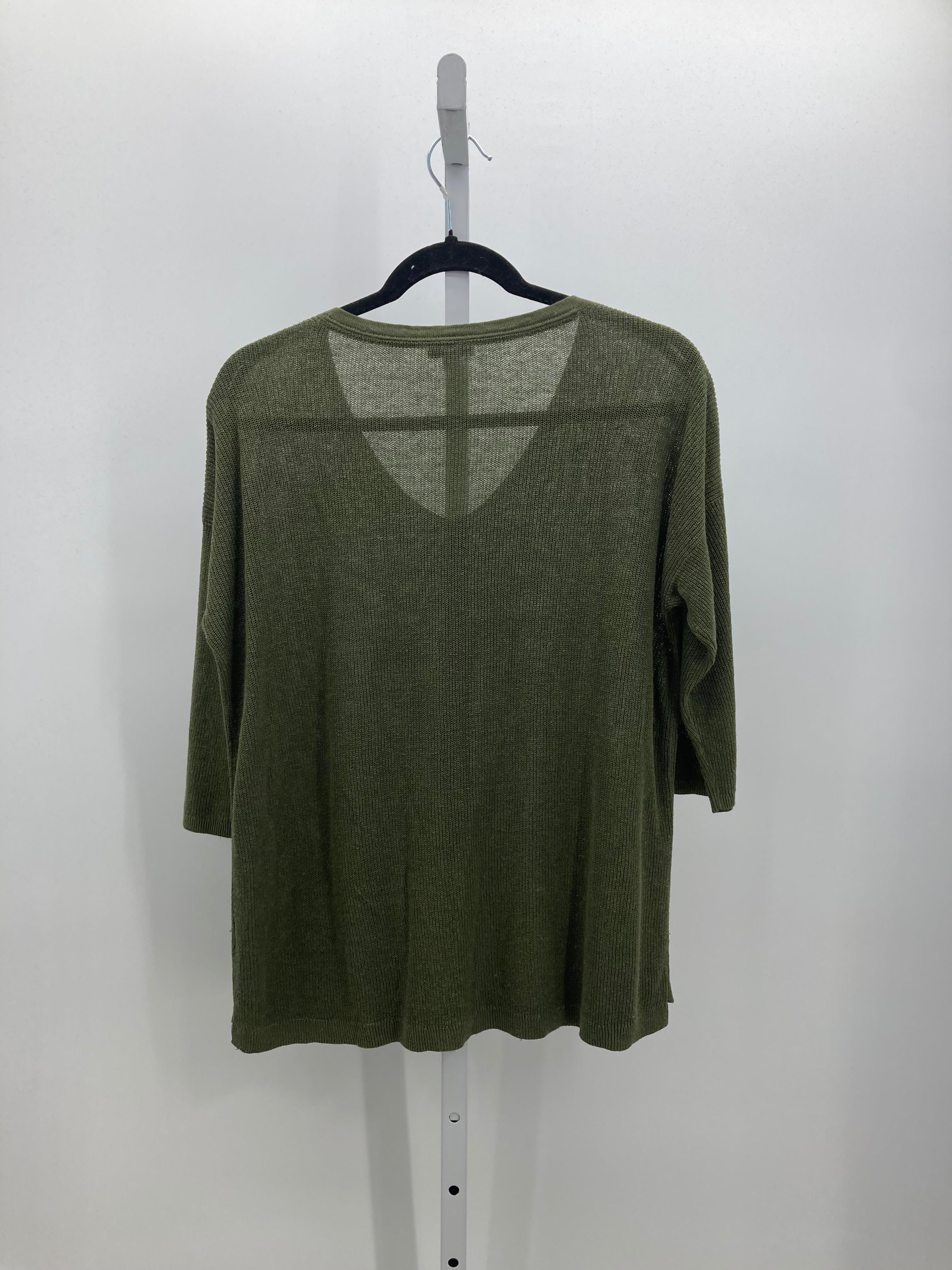 J-Jill Size Medium Misses 3/4 Sleeve Sweater