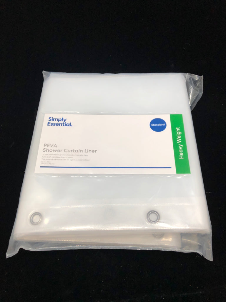 NIP PEVA SHOWER CURTAIN LINER.