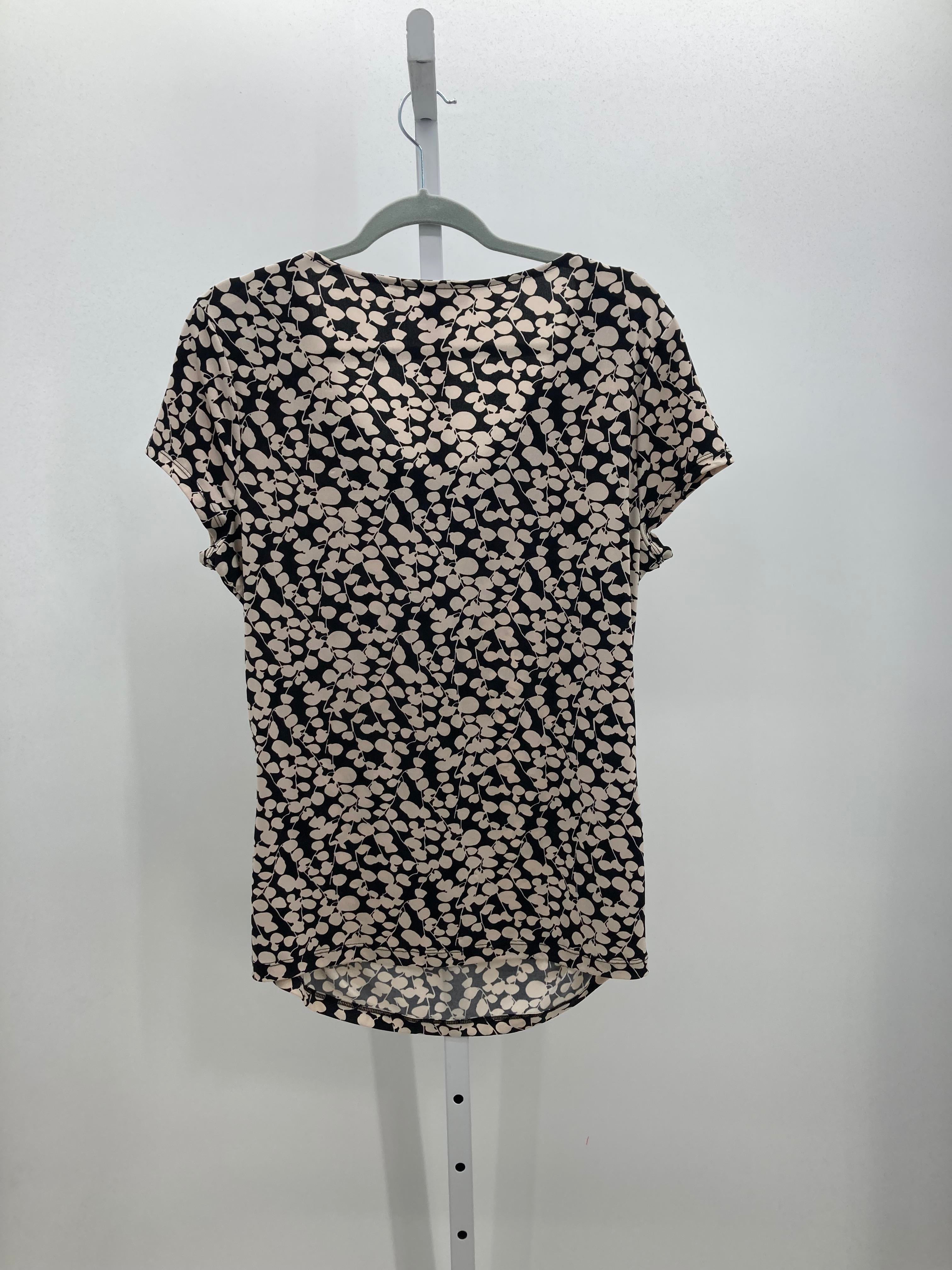 New York & co. Size Large Misses Short Sleeve Shirt
