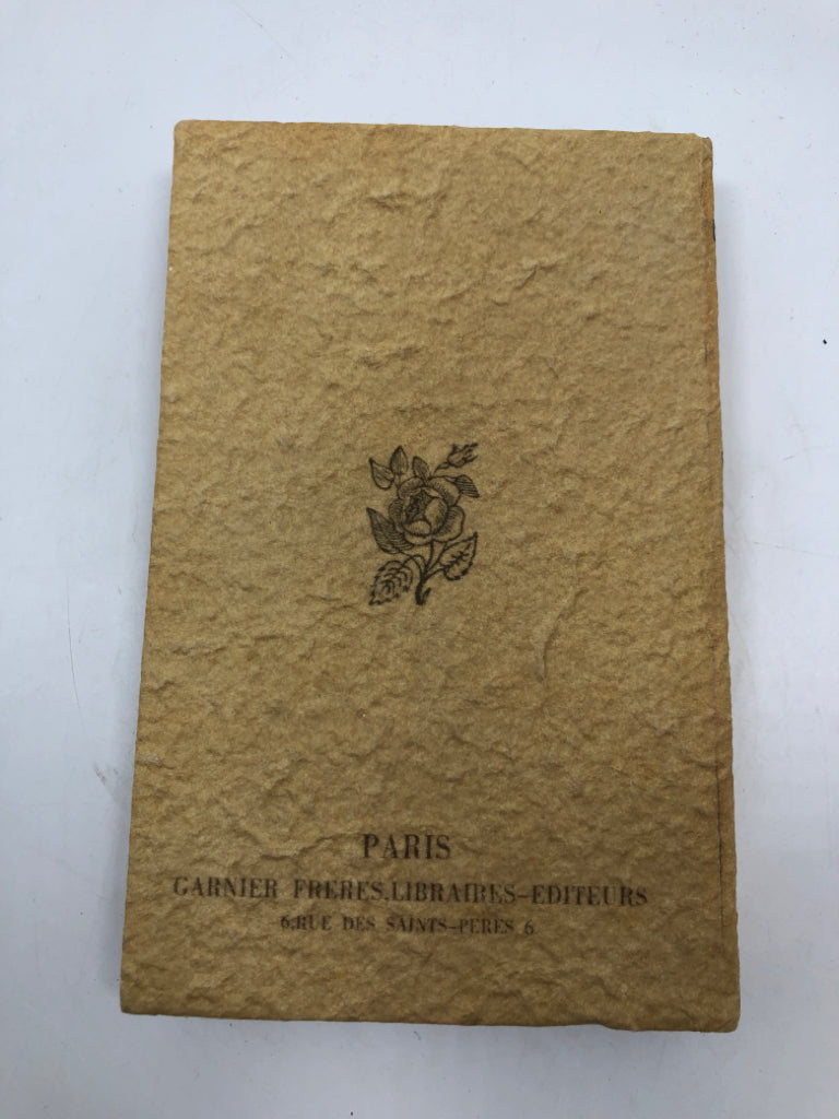 MEMOIRES DE J CASANOVA DECORATIVE DISTRESSED BLANK NOTEBOOK.