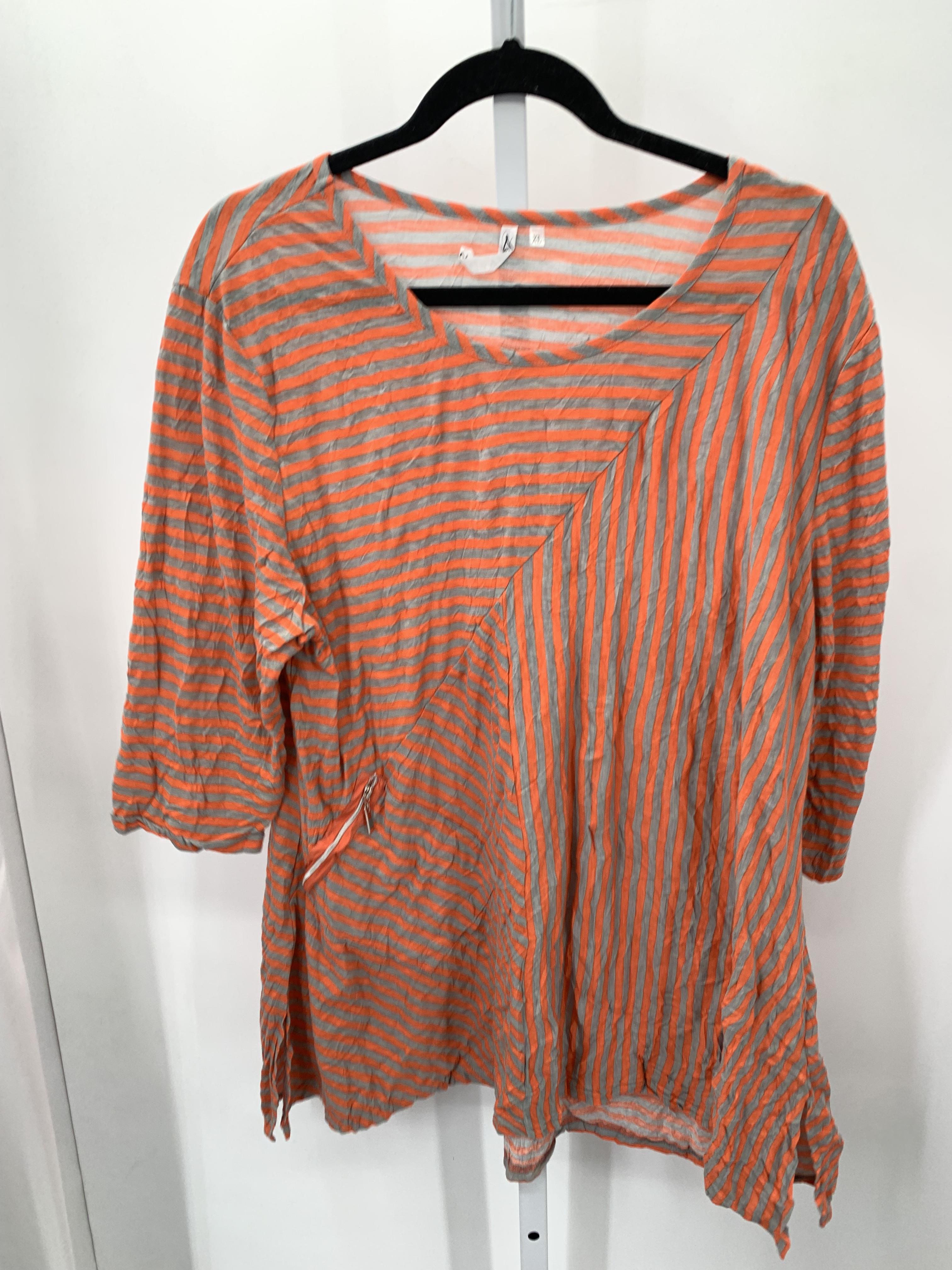 Lulu-B Size Extra Large Misses 3/4 Sleeve Shirt