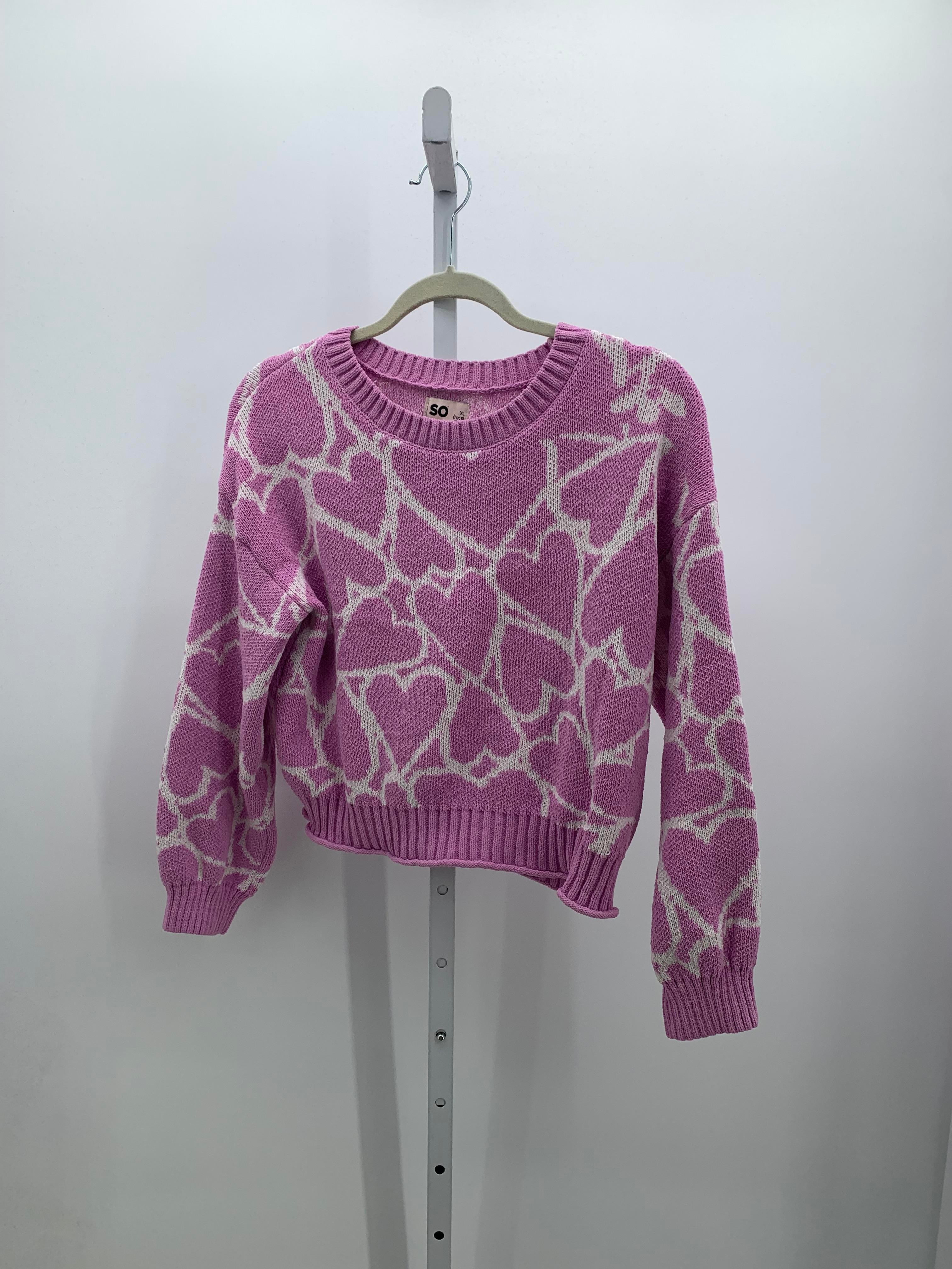 SO Size 14-16 Girls Long Sleeve Sweater