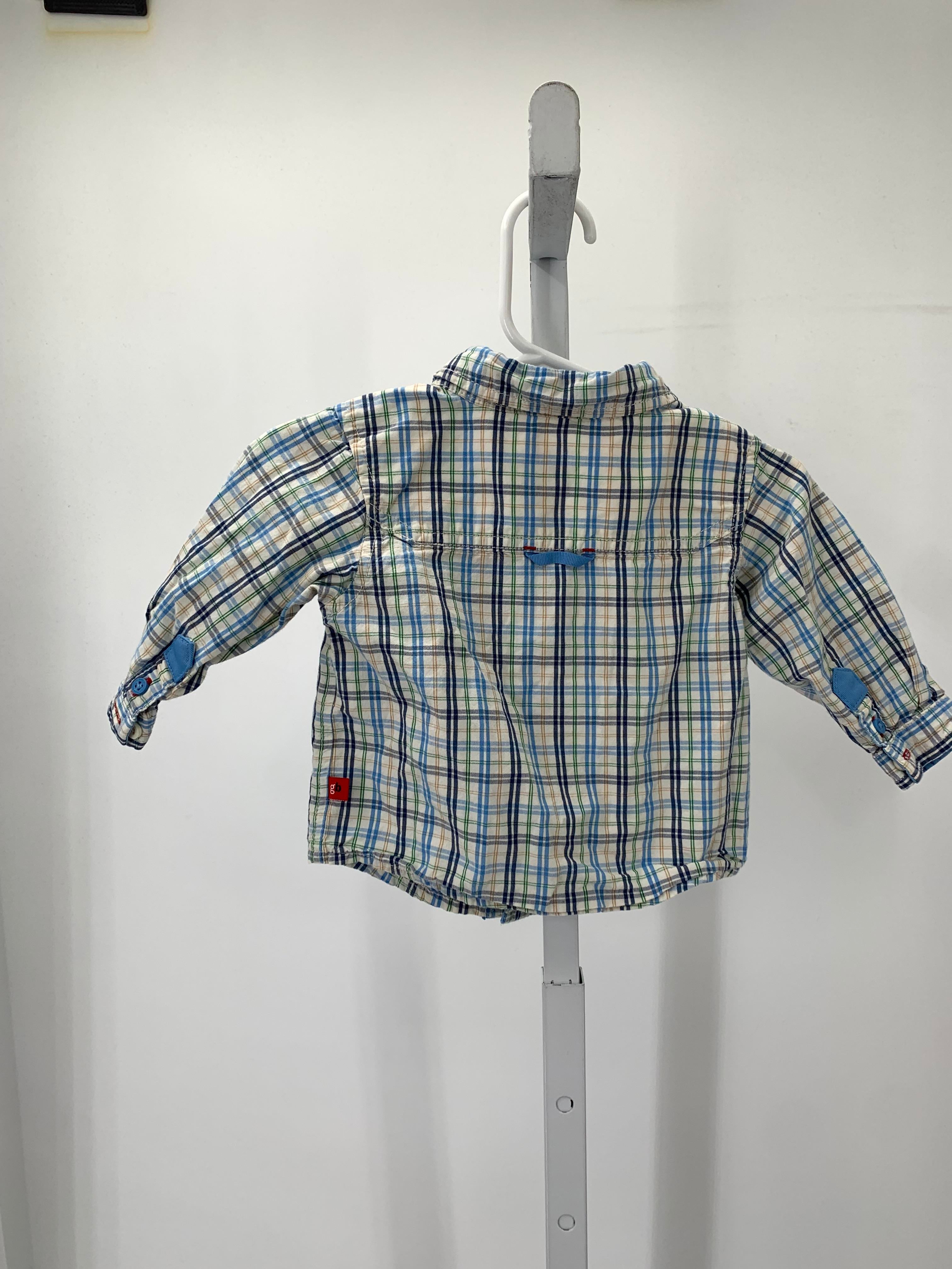 PLAID BTN DOWN