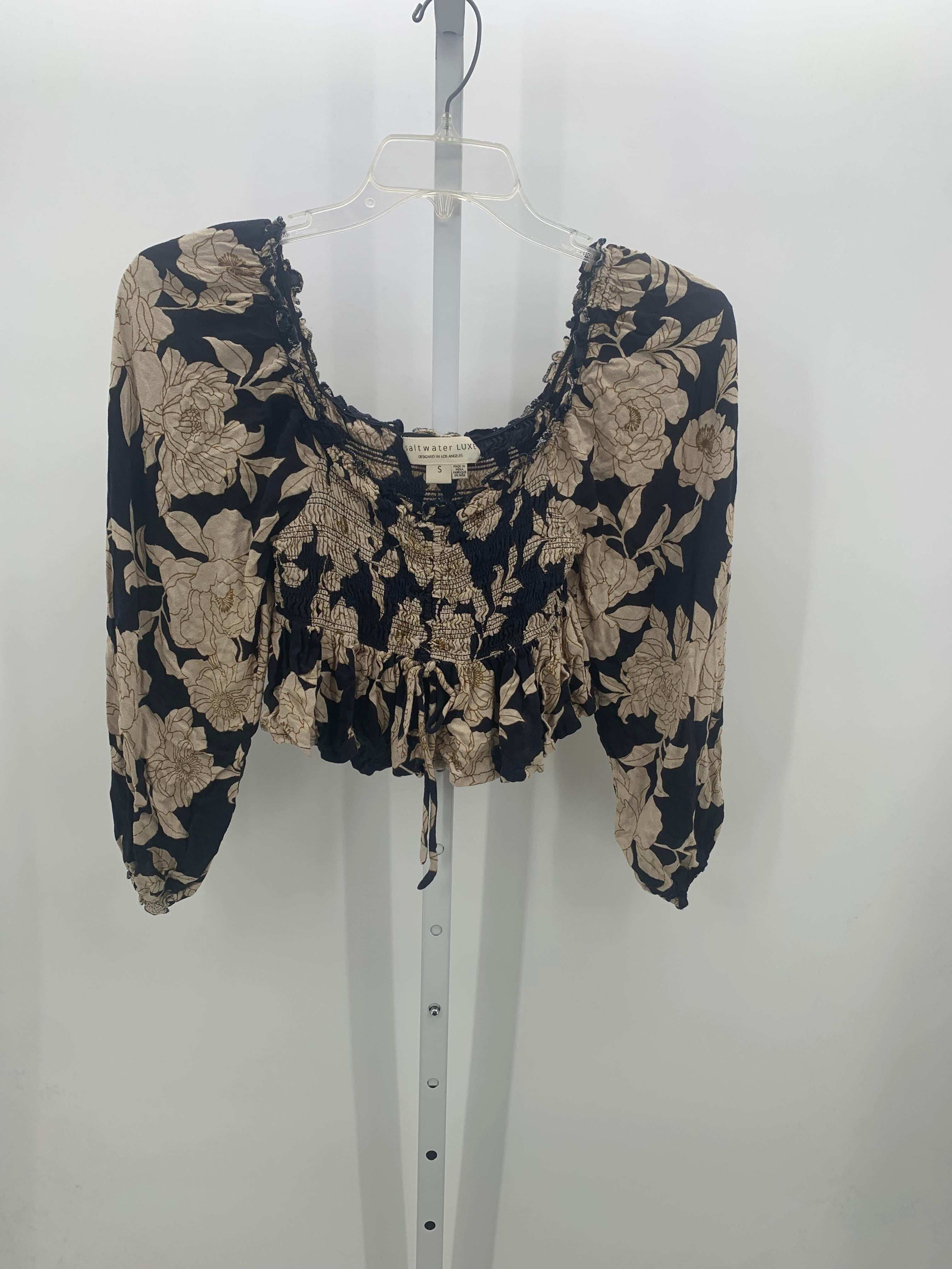 Size Small Juniors Long Sleeve Shirt