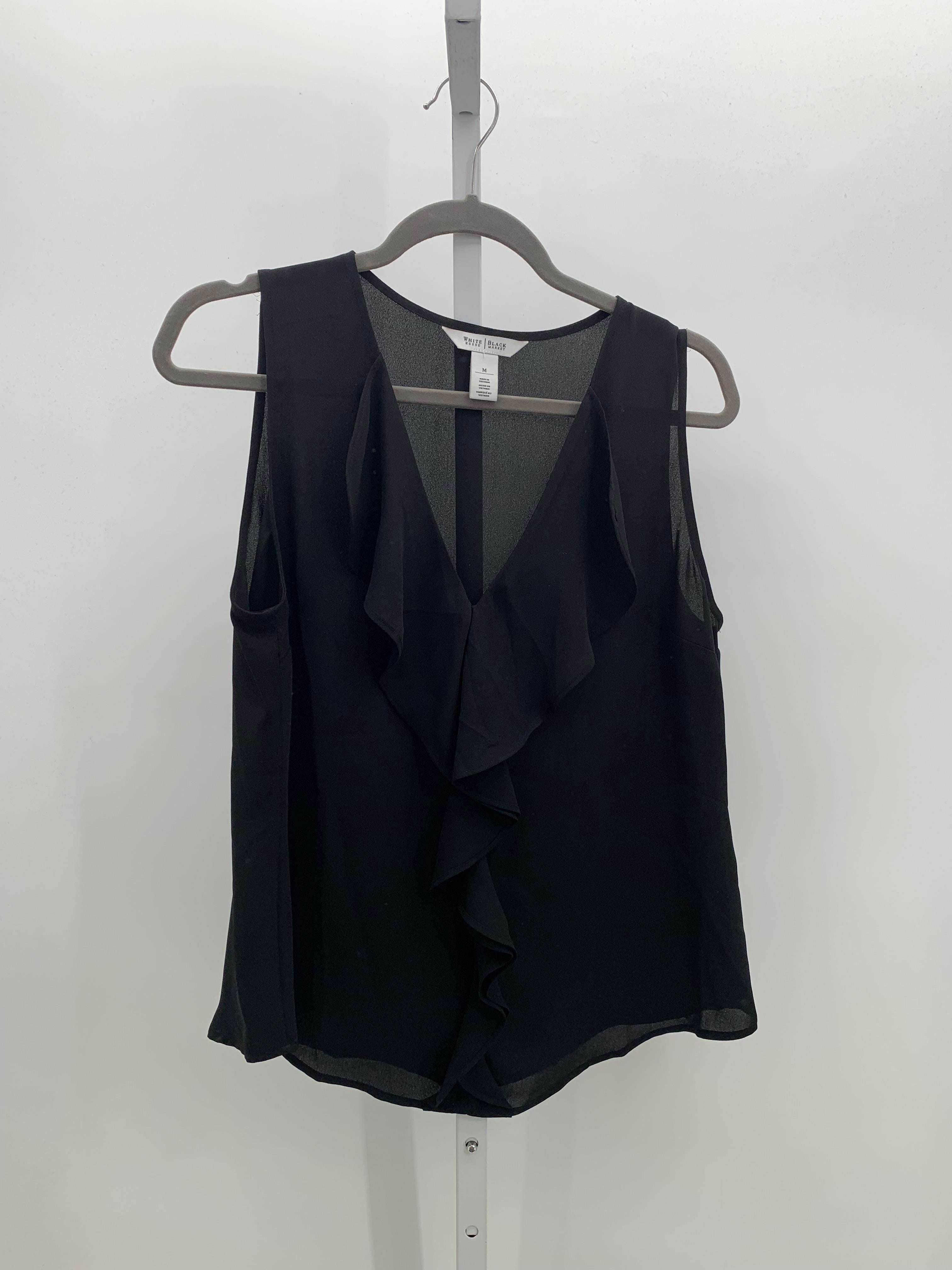 White House Black Size Medium Misses Sleeveless Shirt